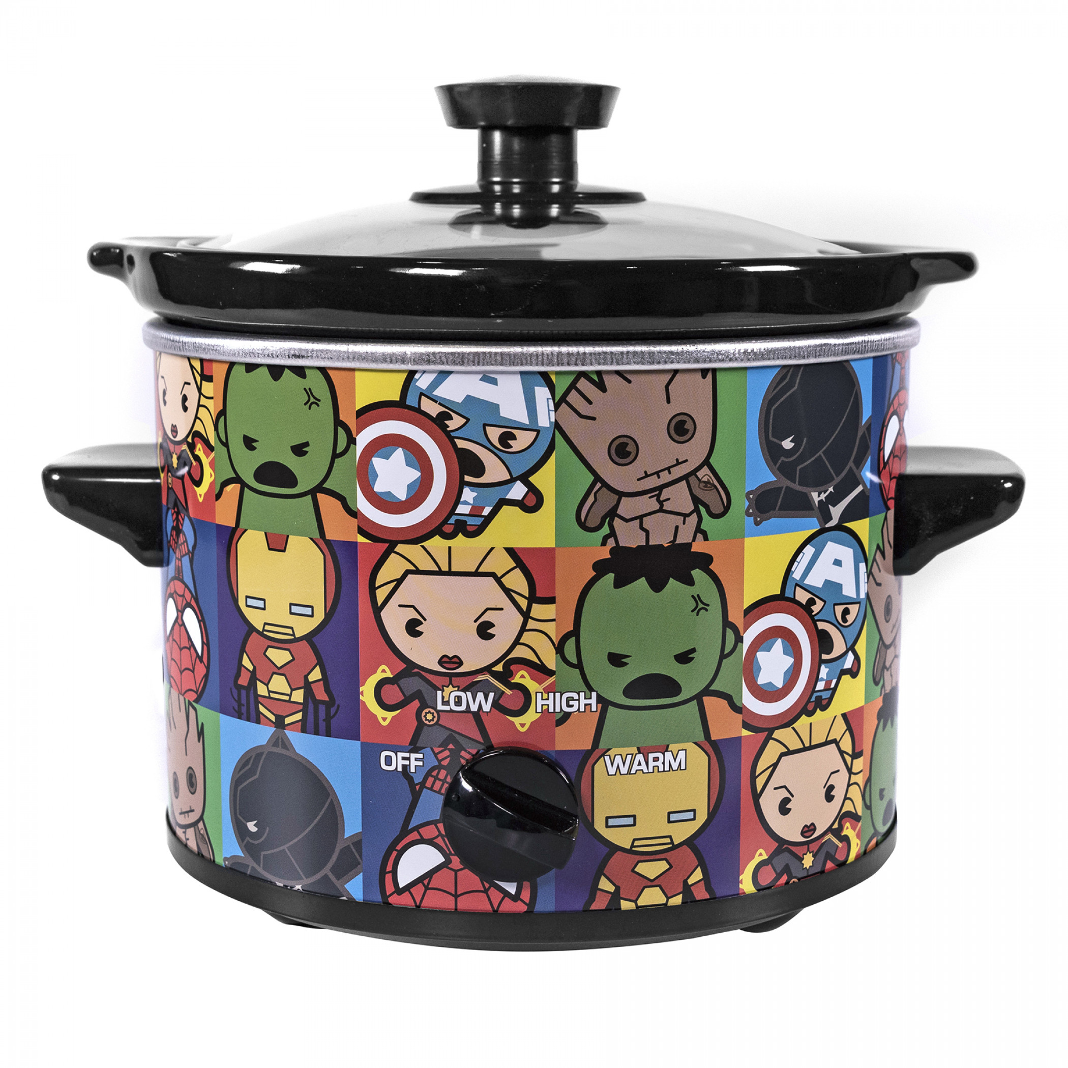 Marvel Kawaii 2-Quart Slow Cooker, Black