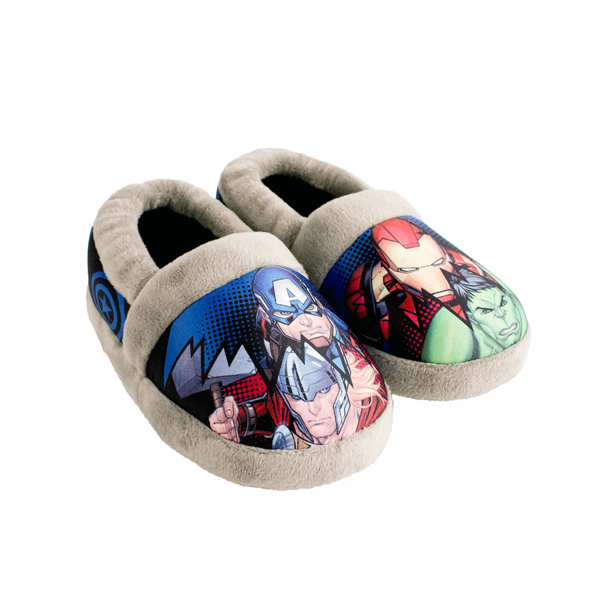 Avengers Assemble Team Up Kids House Slippers, Multi-Color