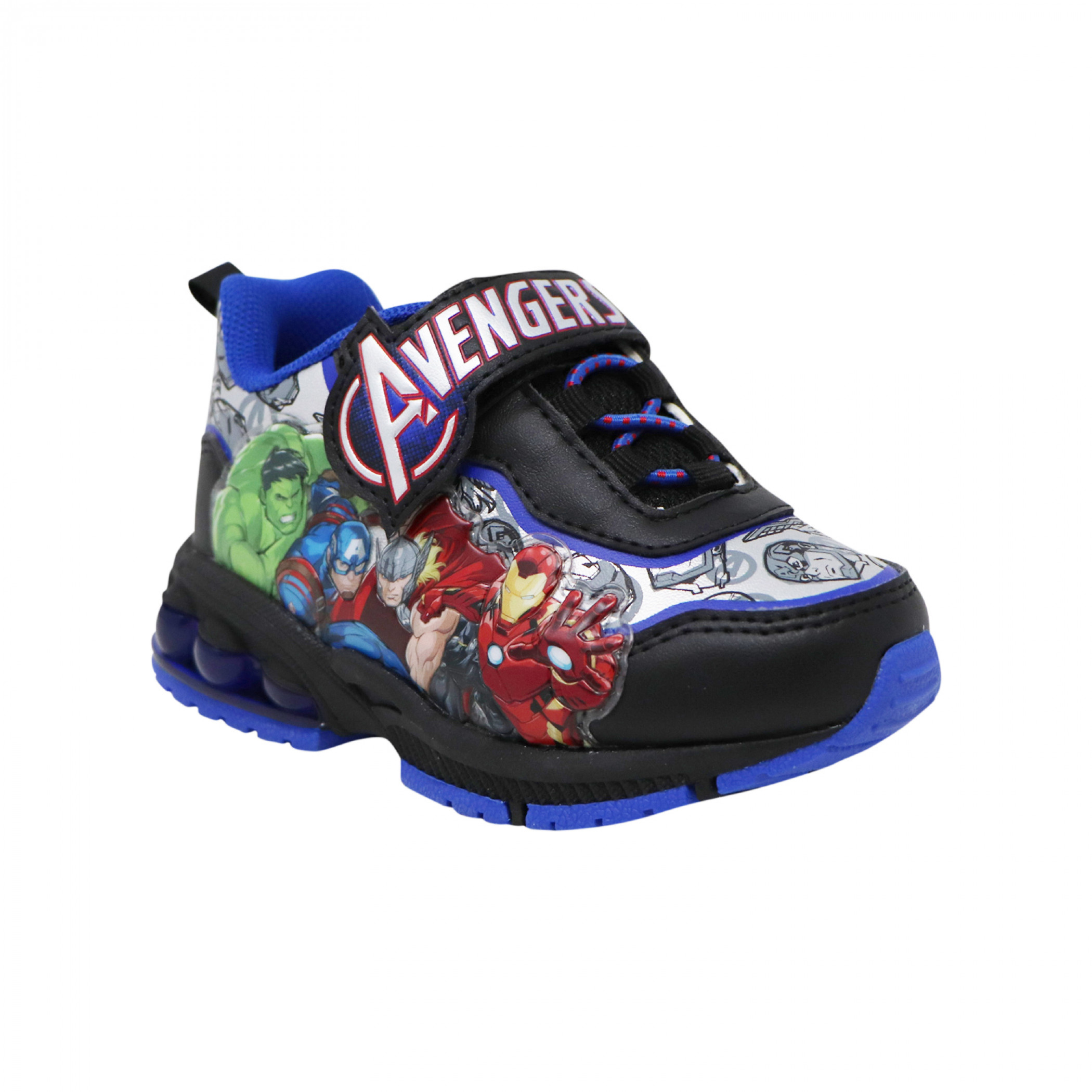 Avengers Heroes Assemble Kids Light Up Shoes, Black