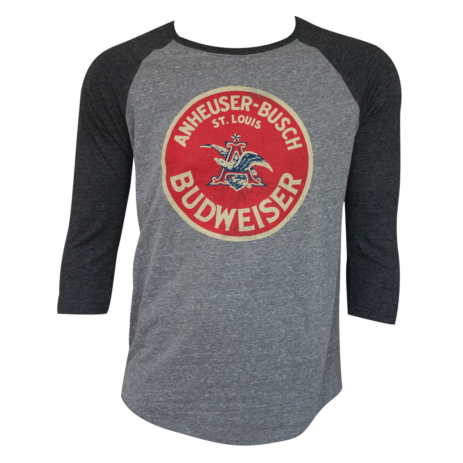 Budweiser Vintage Circle Logo Raglan Shirt