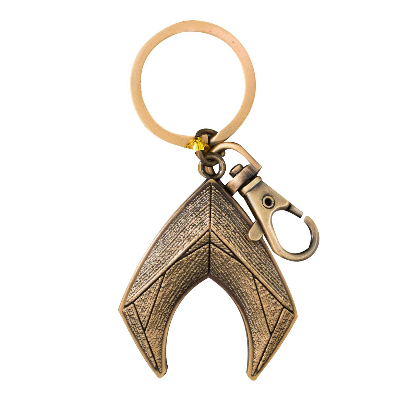 Aquaman Logo Keychain, Gold