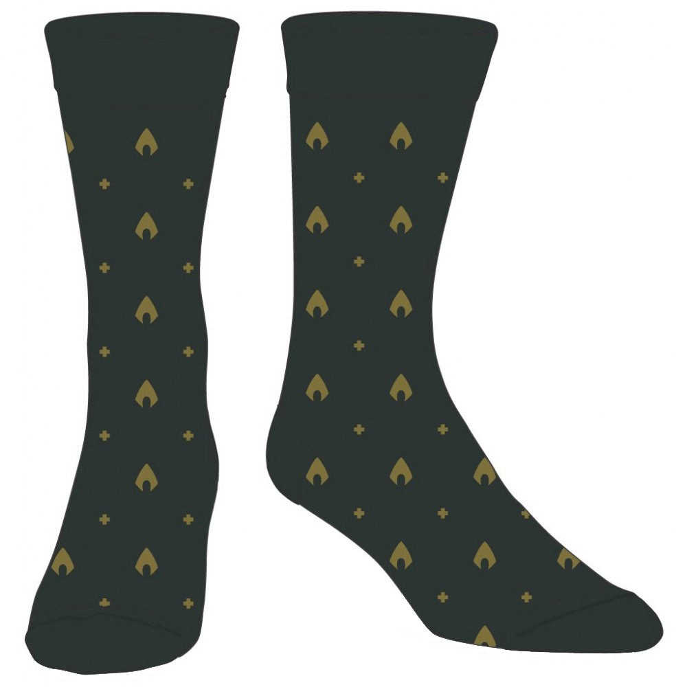 Aquaman Logo Green Dress Socks