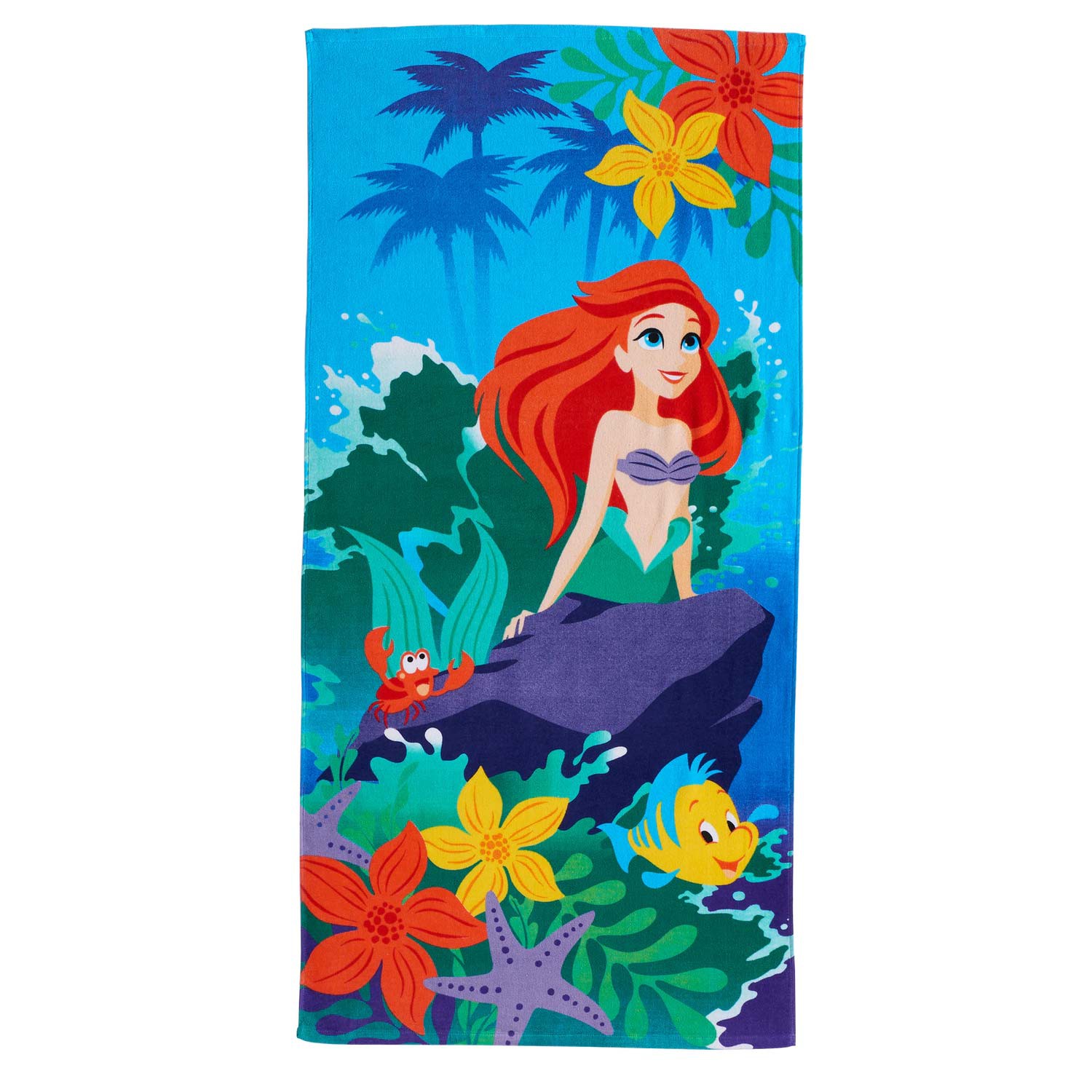 The Little Mermaid Ariel Blue Beach Towel