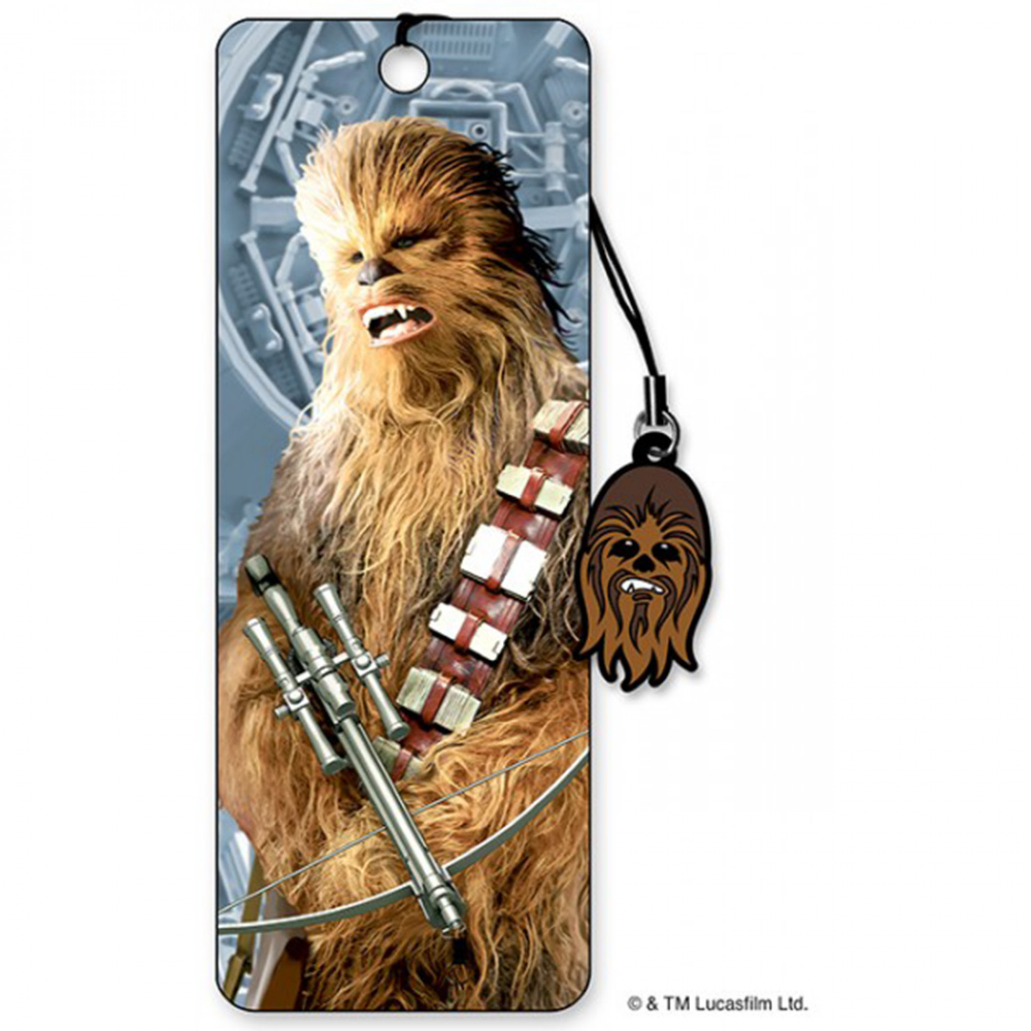 Star Wars Chewbacca Bowcaster 3D Bookmark, Multi-Color
