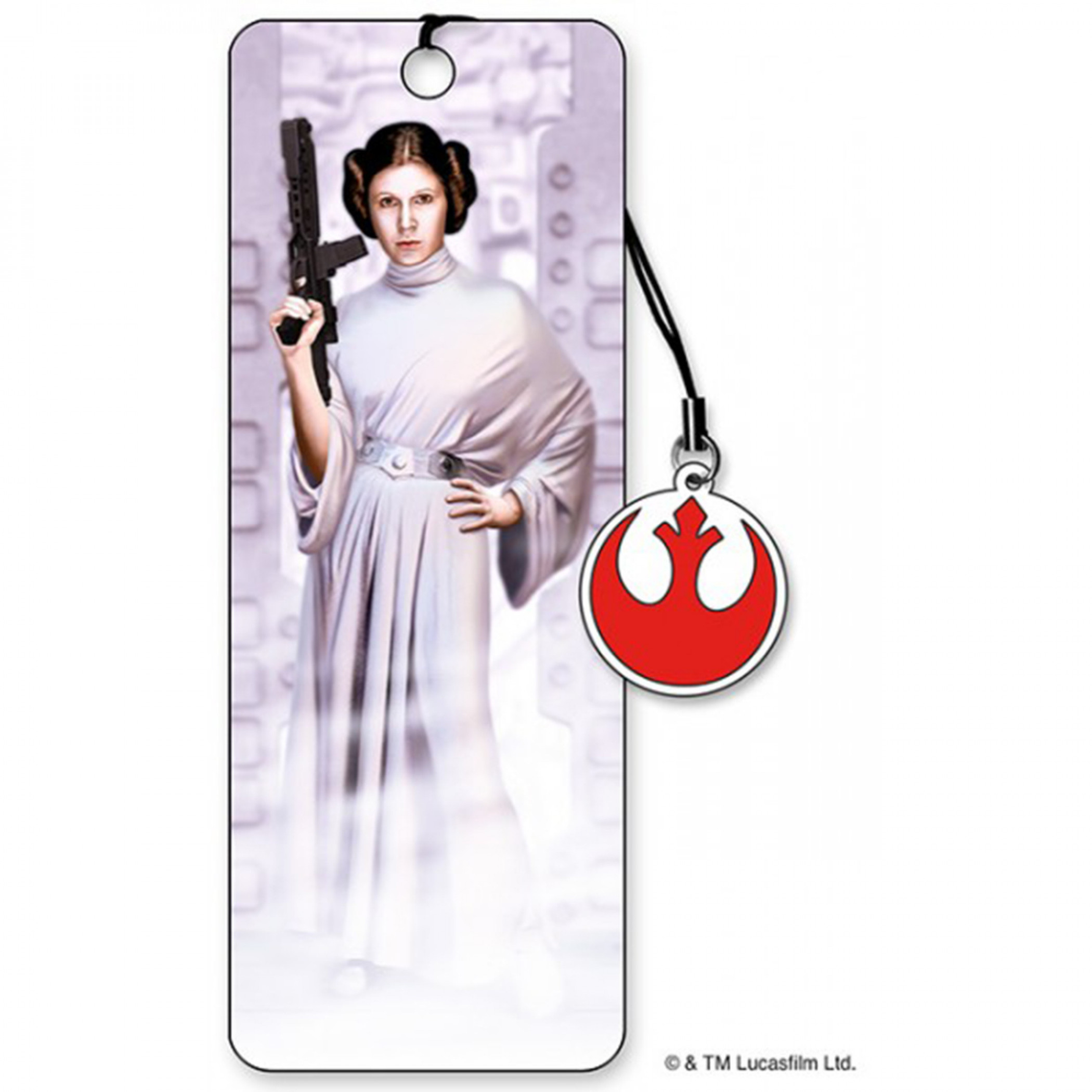 Star Wars Original Trilogy Princess Leia 3D Bookmark, Multi-Color