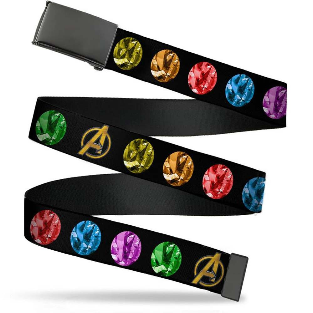 Avengers Infinity War Stones Belt, Black