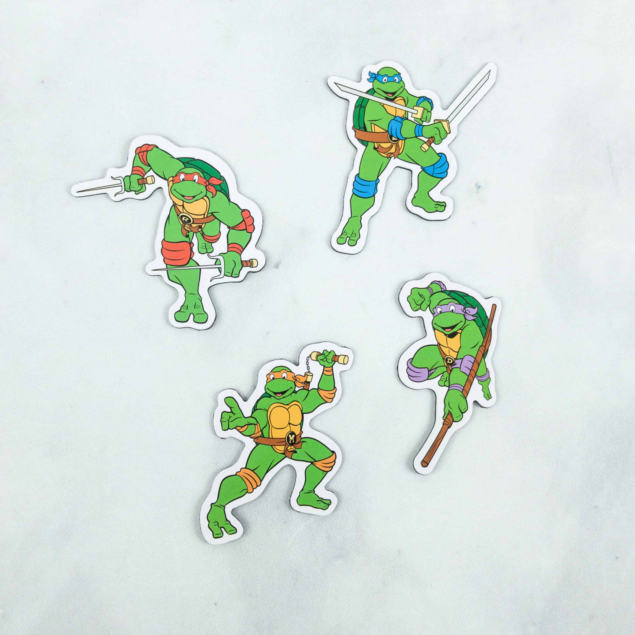 Teenage Mutant Ninja Turtles 4-Pack Magnet Set, Multi-Color