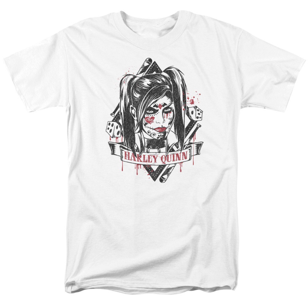 Harley Quinn Sugar Men's White T-Shirt