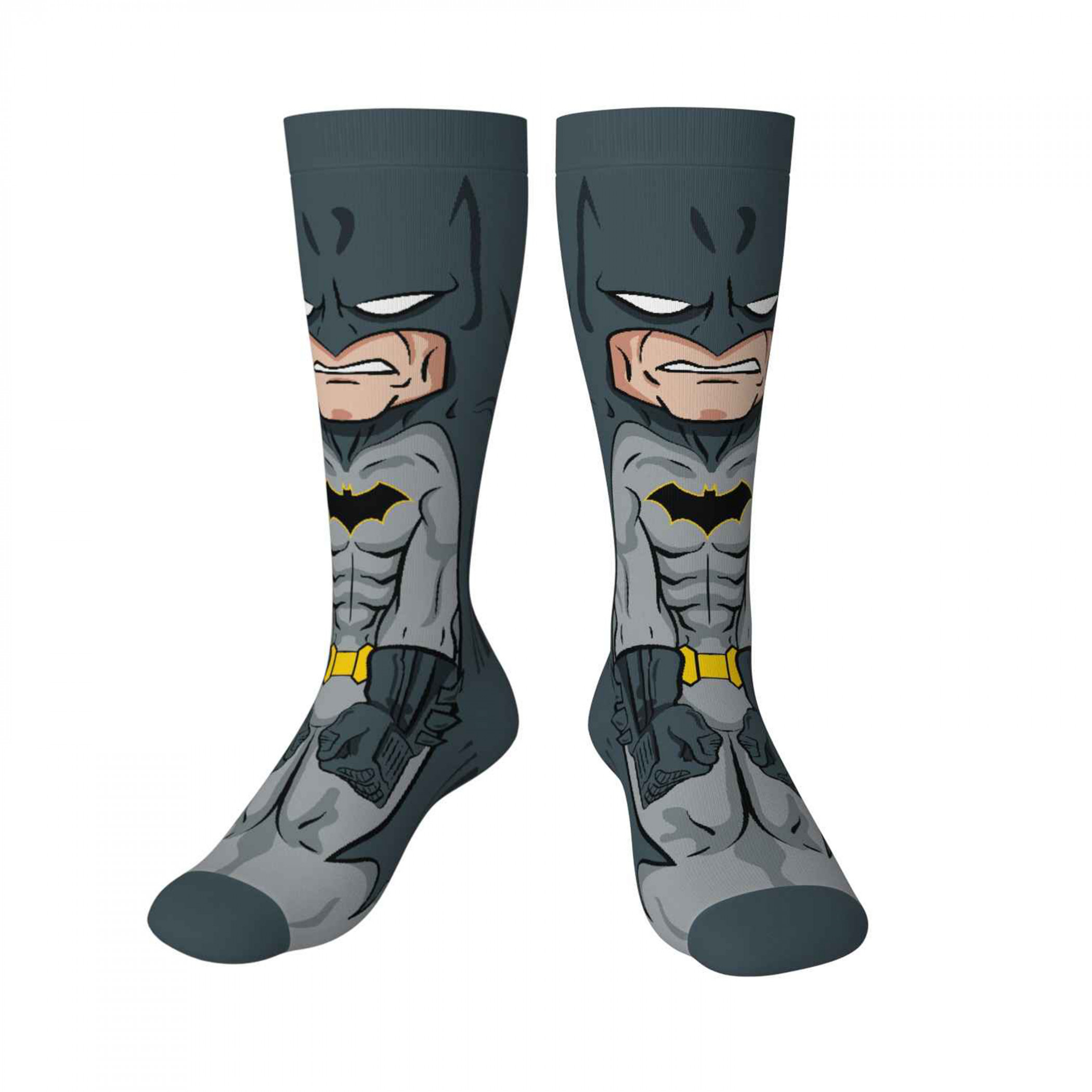 Batman The Dark Knight Rises Crossover Crew Socks, Grey