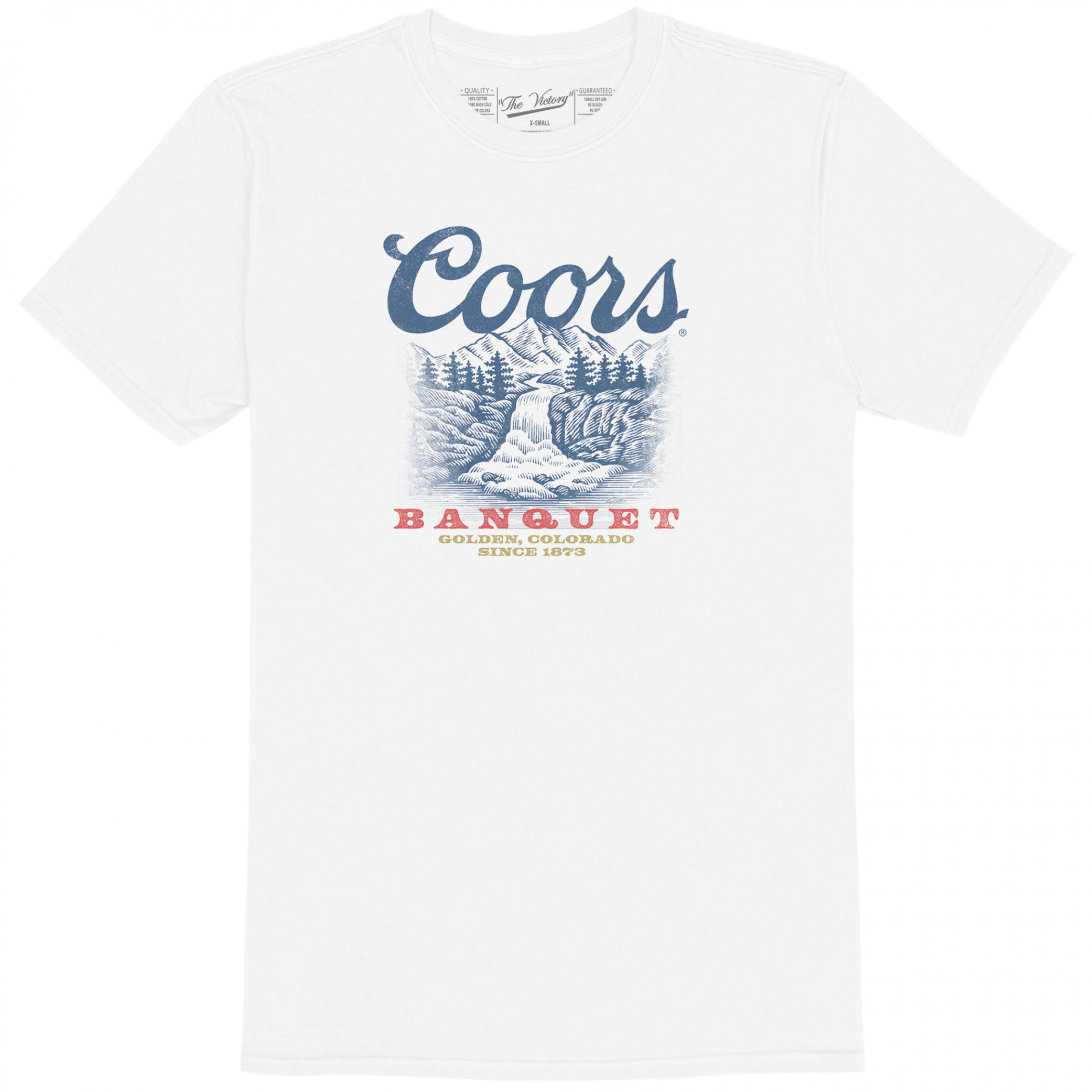 Coors Banquet Golden Colorado River Sketch T-Shirt