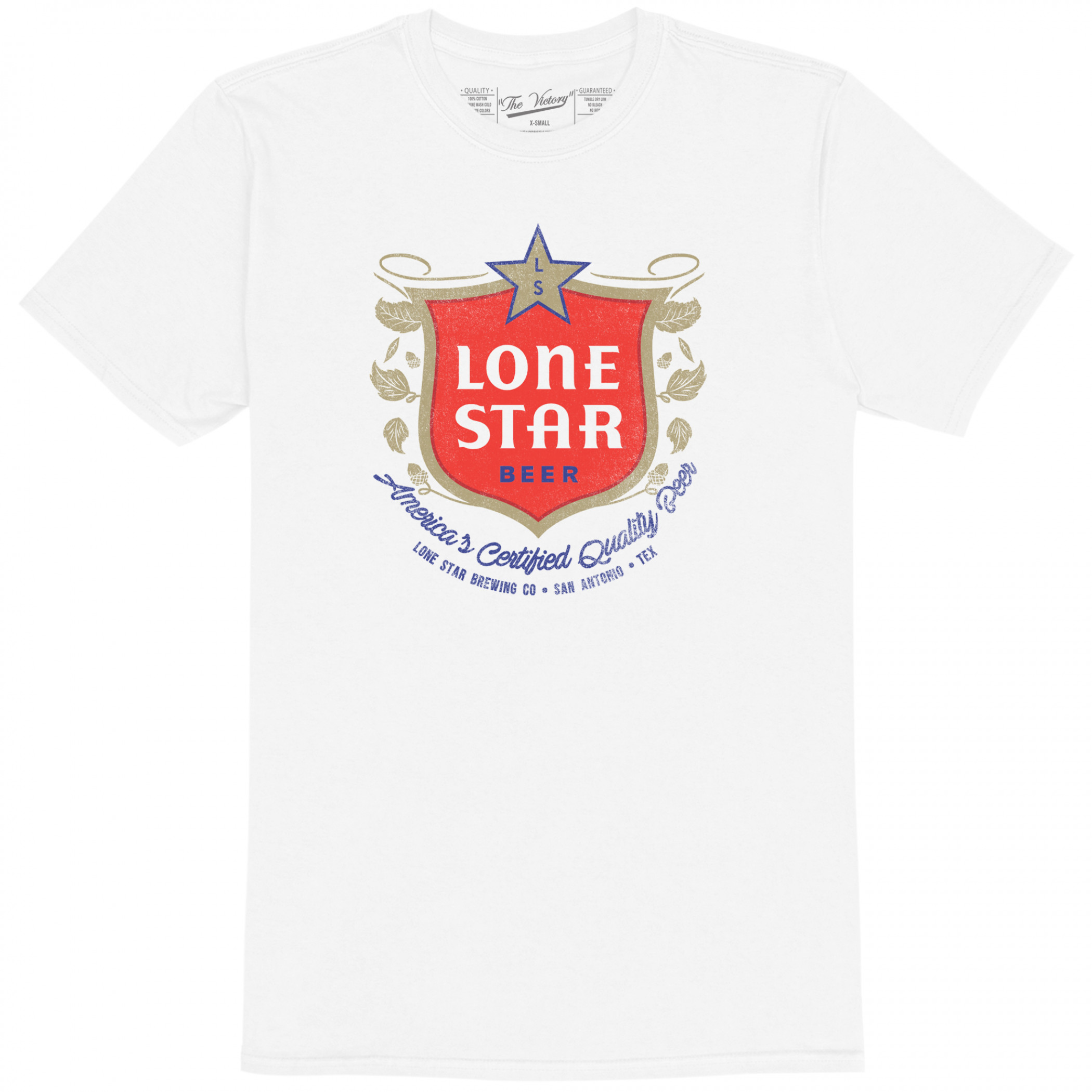 Lone Star Beer Logo White Colorway T-Shirt