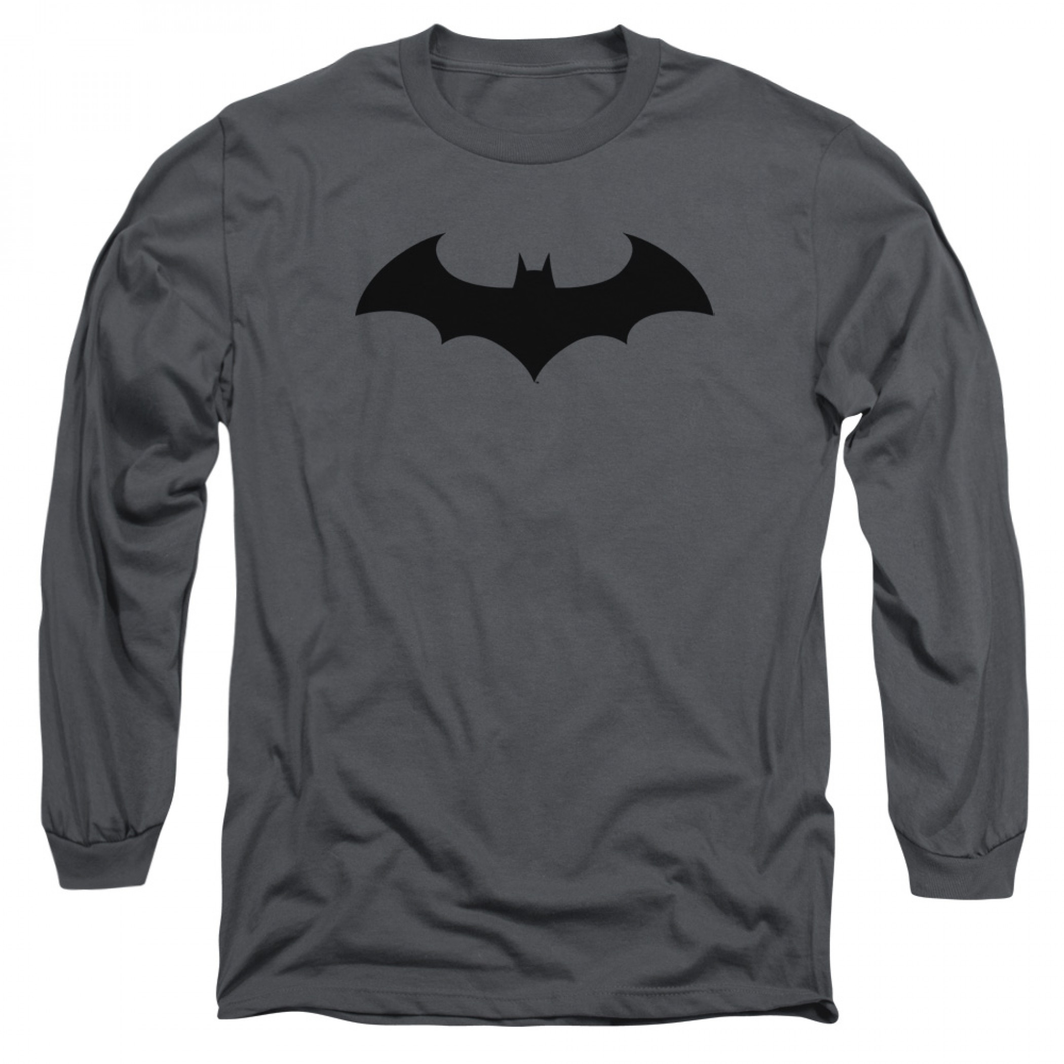 Batman Hush Symbol Long Sleeve T-Shirt, Grey