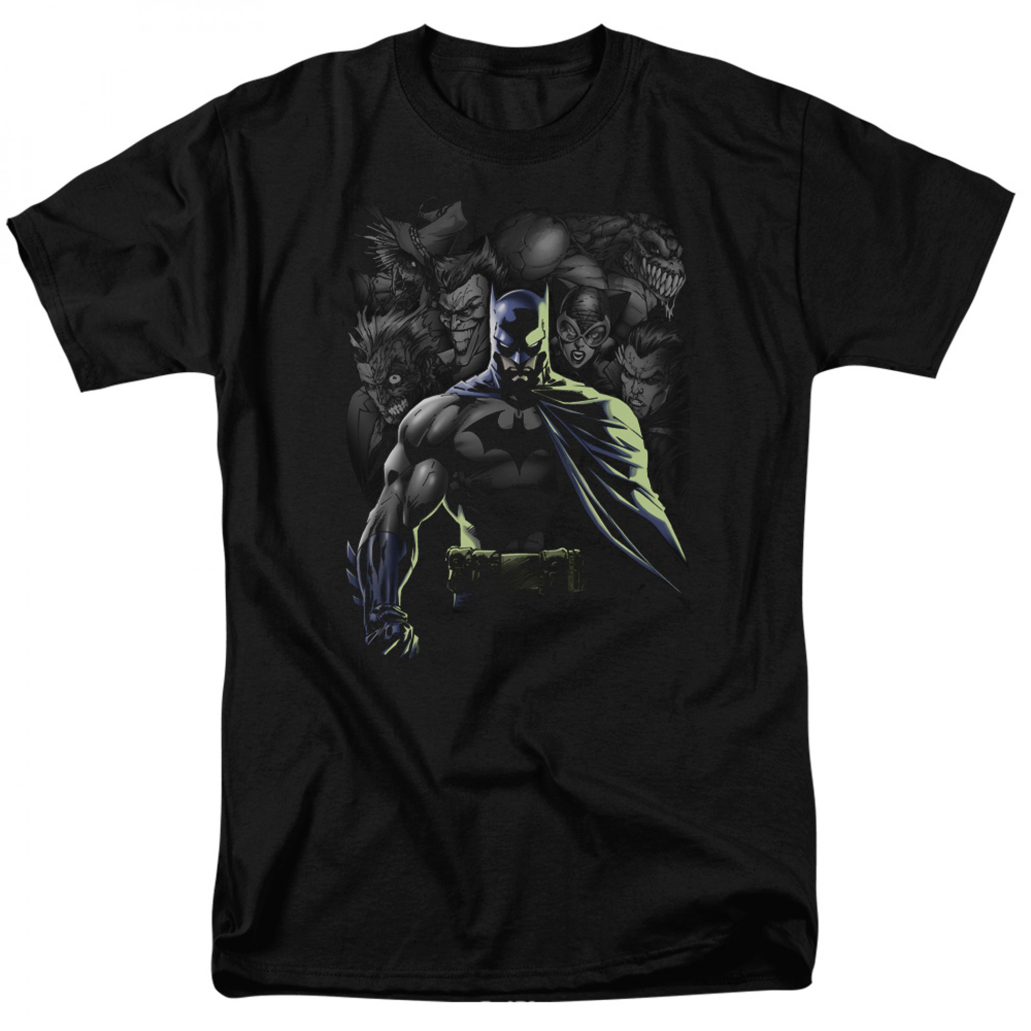 Batman Rogues Reminder T-Shirt, Black