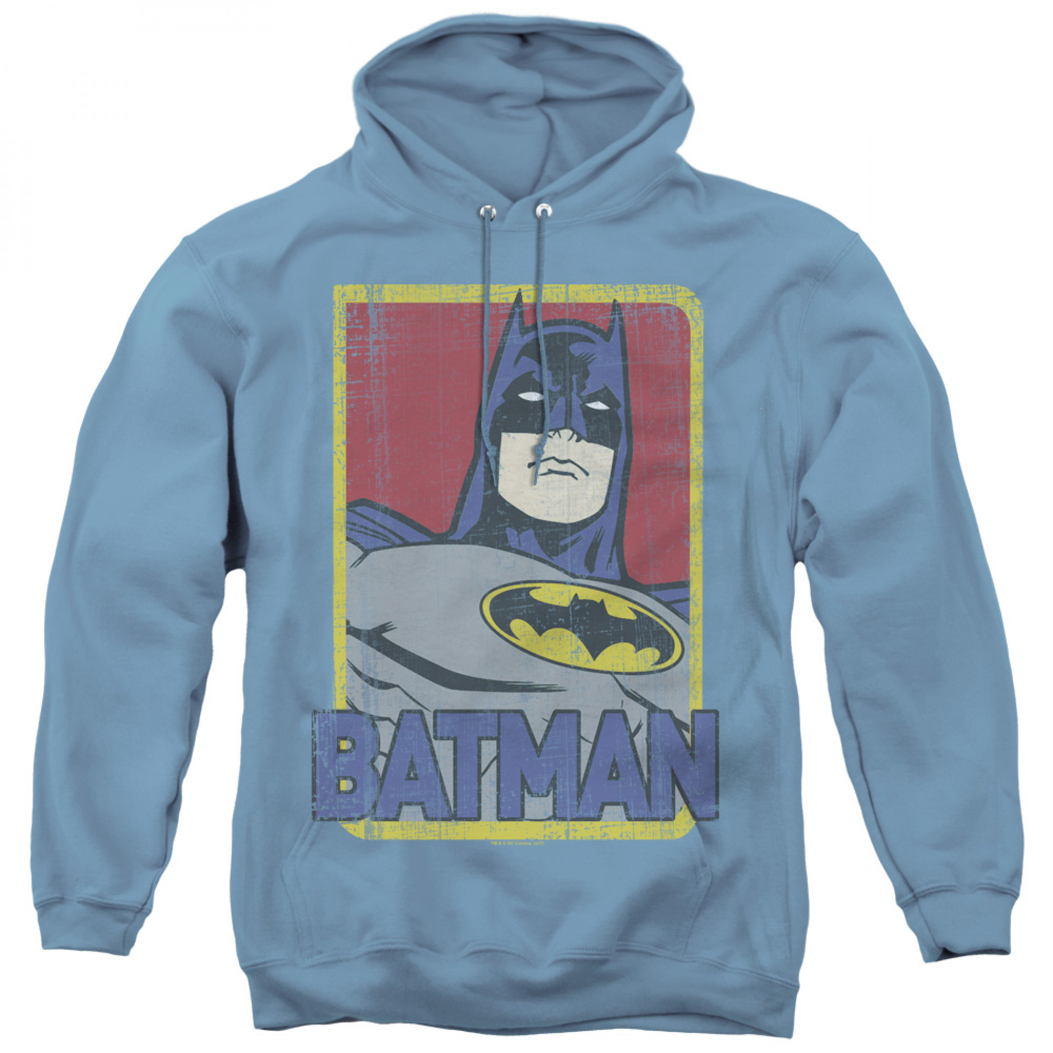 Batman Vintage Comic Hoodie, Blue