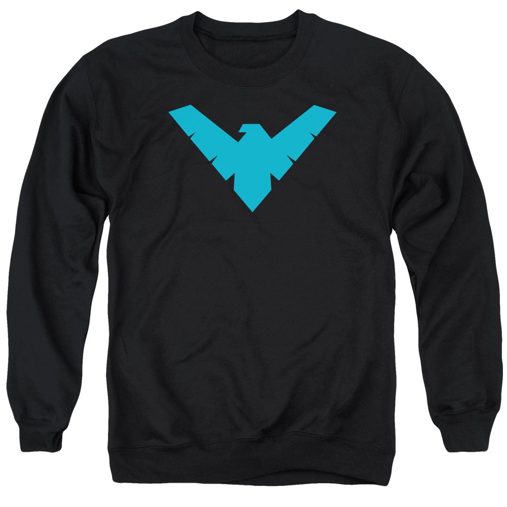 Nightwing Logo Crewneck Sweatshirt, Black