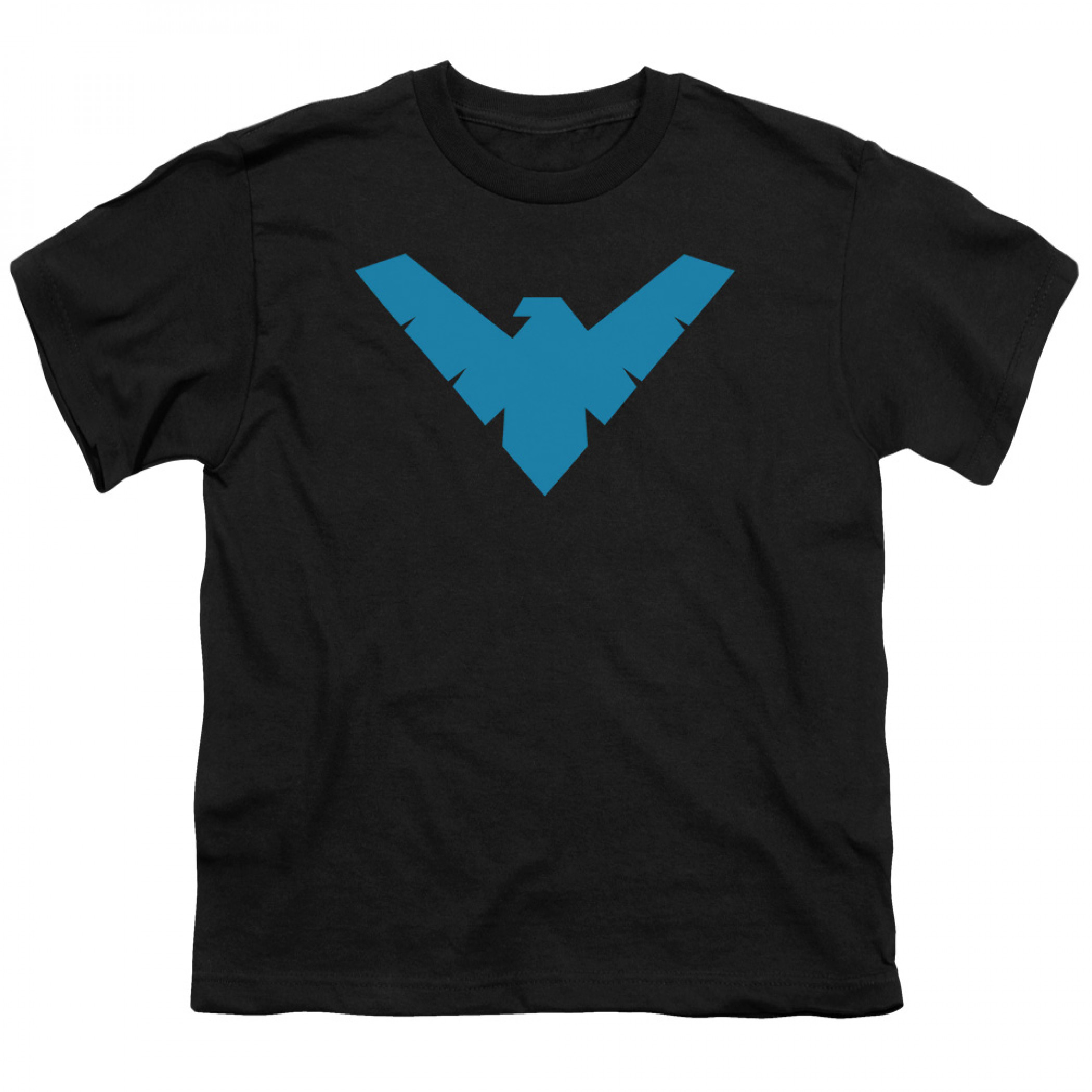 Nightwing Symbol Kids T-Shirt, Black