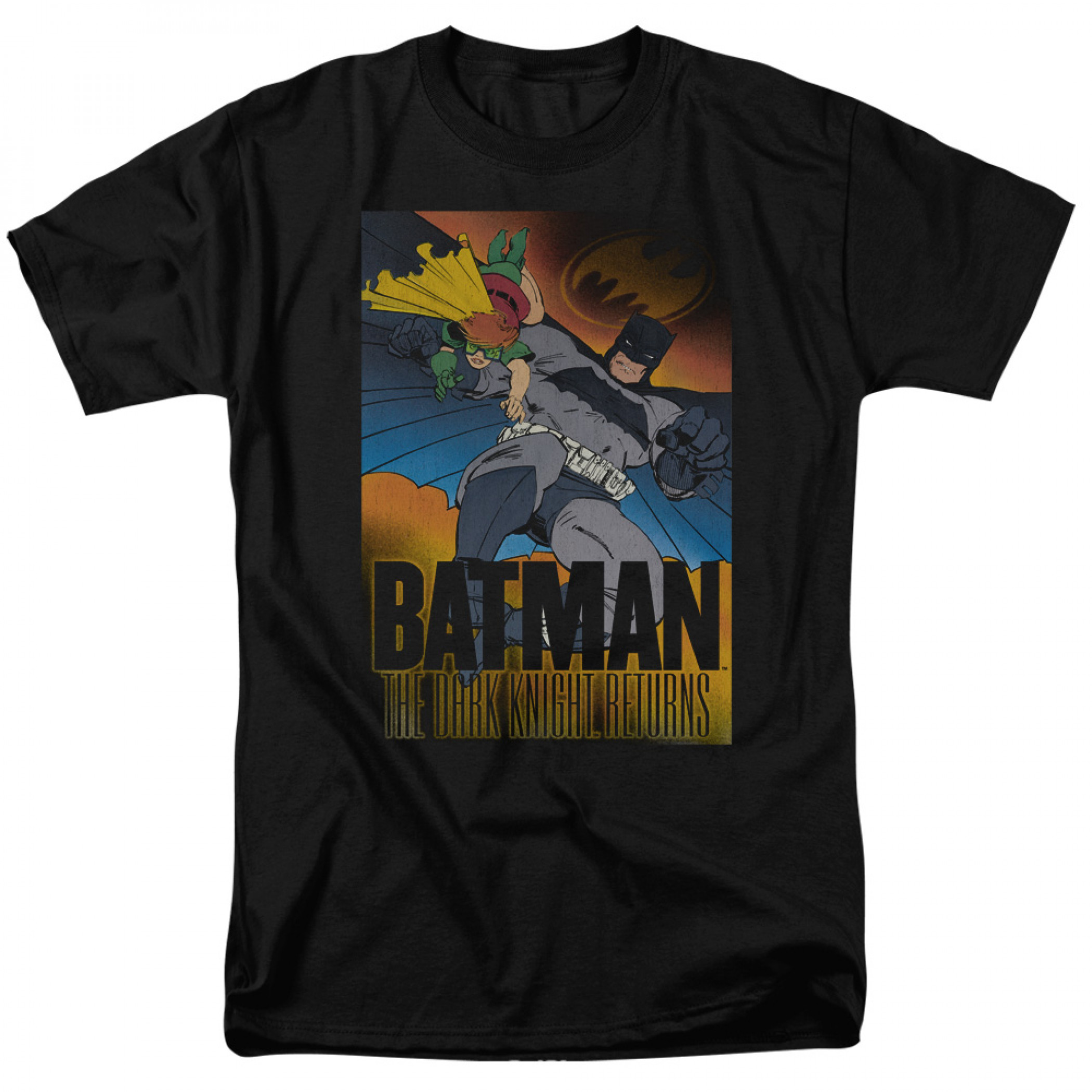 Batman Dark Knight Returns Black T-Shirt, Black