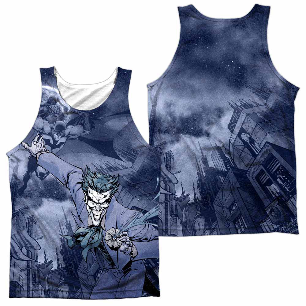 Batman Catch The Joker Sublimation Tank Top, White