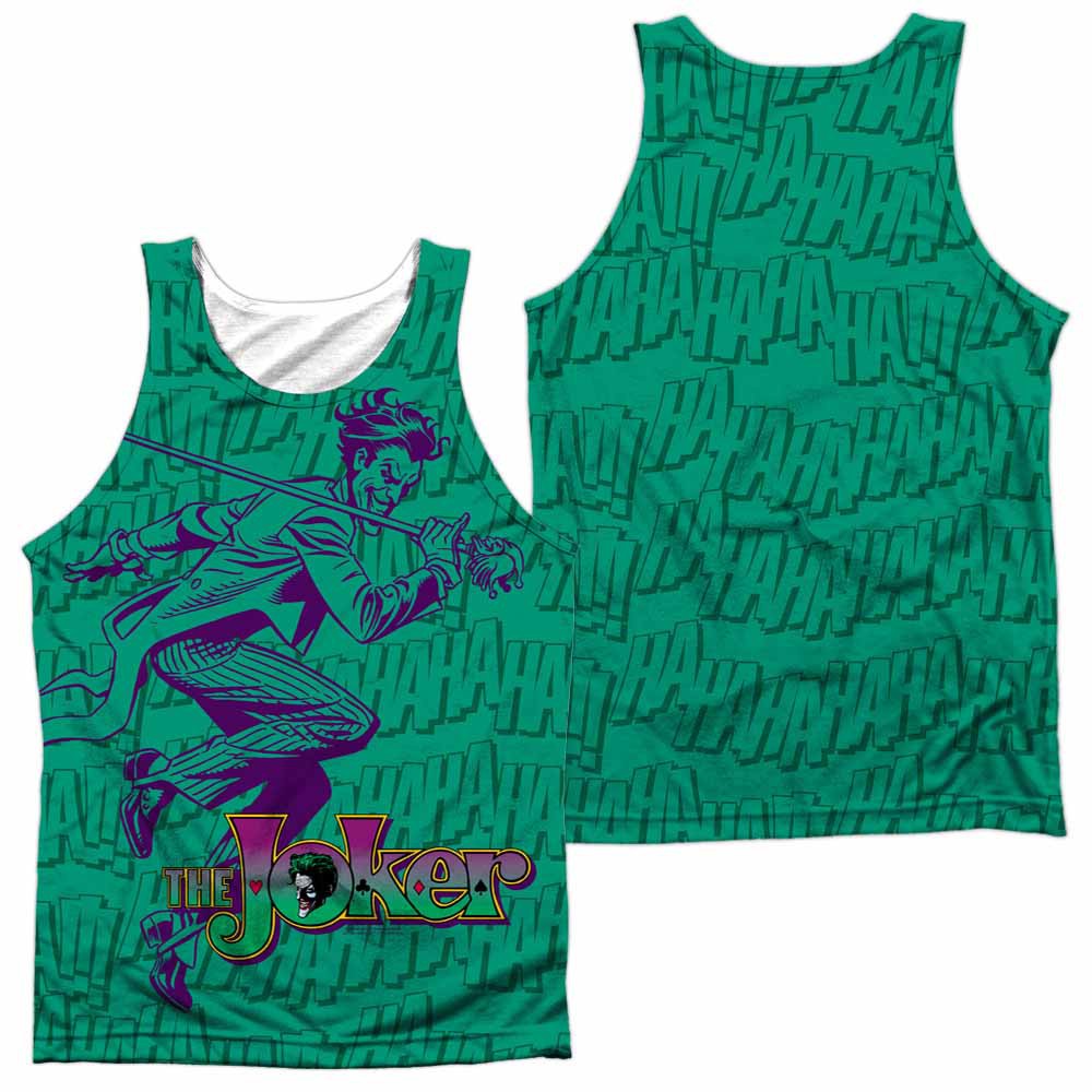 Batman Merriment Sublimation Tank Top, White