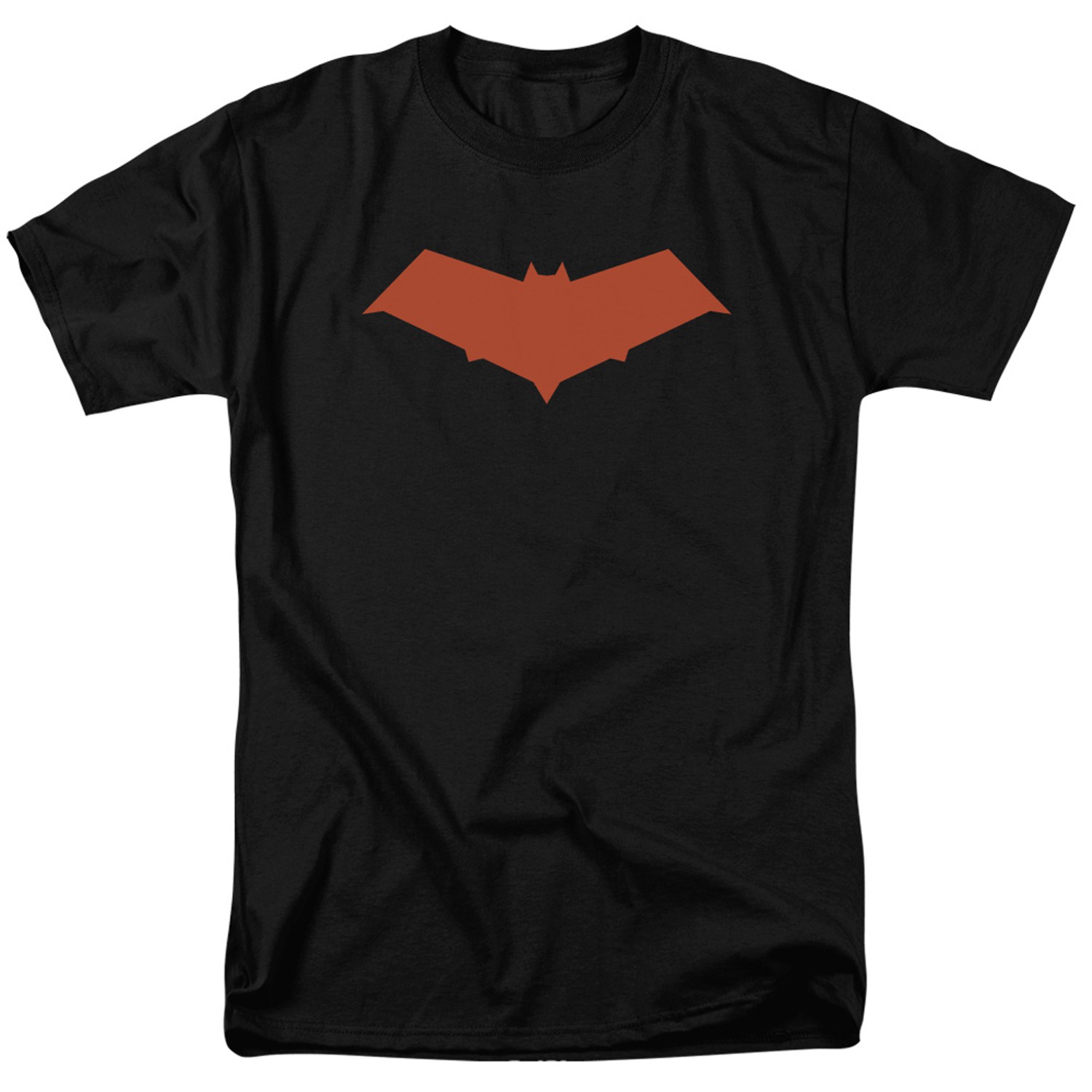 Batman Red Hood Logo Men's Tshirt, Black