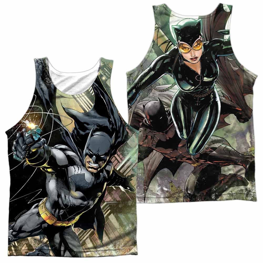Batman Catch Sublimation Tank Top, White