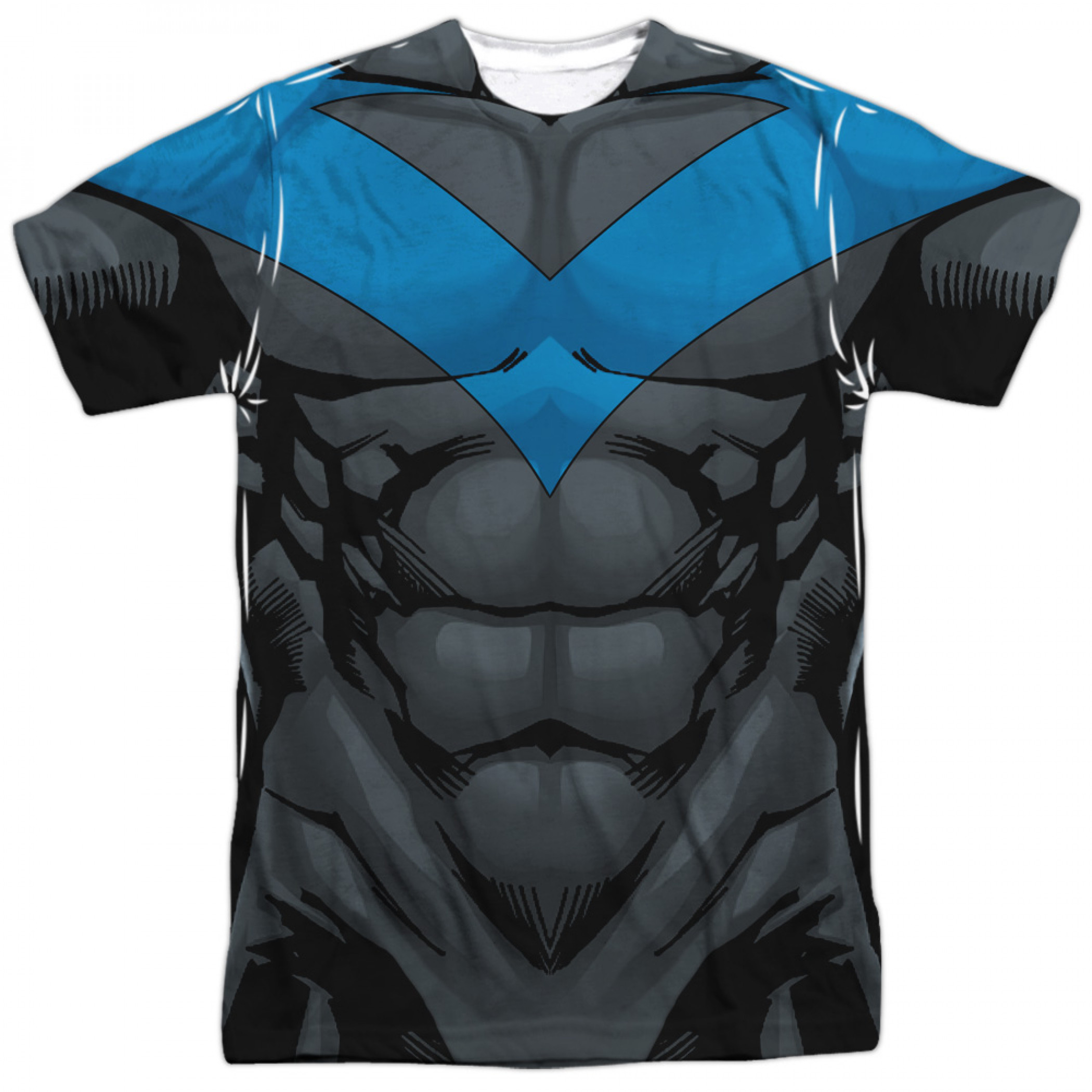 Nightwing Sublimated Costume T-Shirt, Black