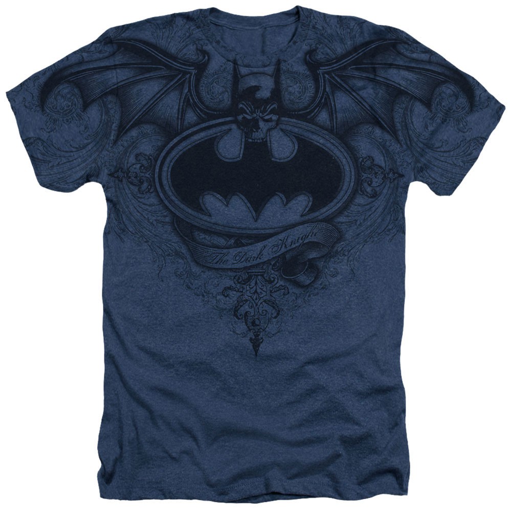 Batman Sublimated Logo Blue T-Shirt, Blue
