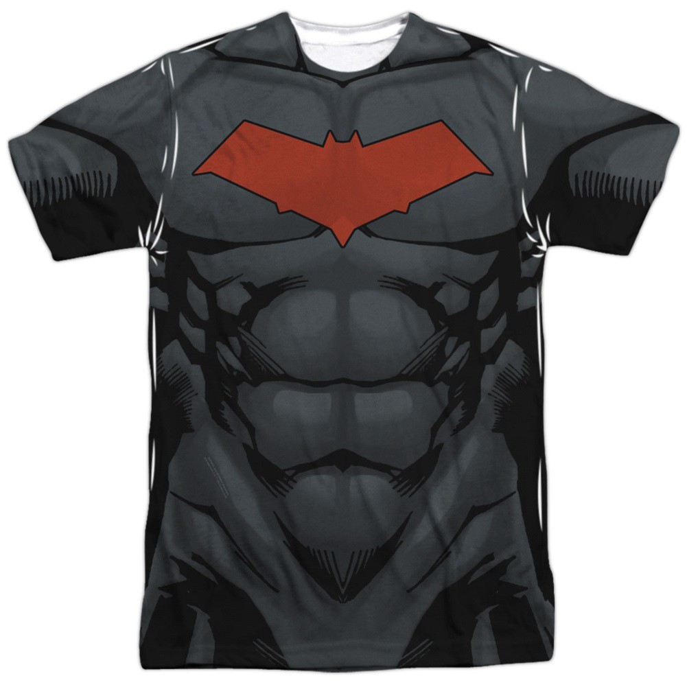Batman Red Hood Front and Back Print Costume Tee