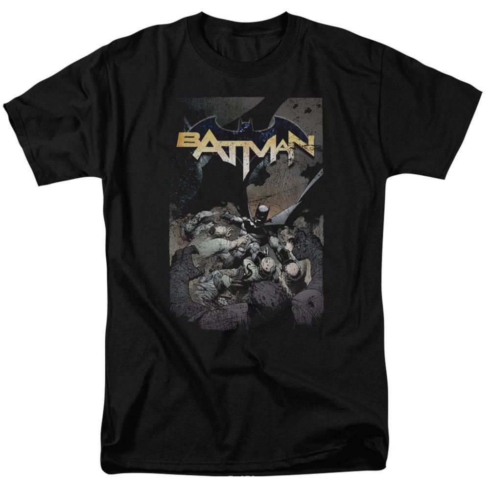 Batman One Men's Black T-Shirt, Black