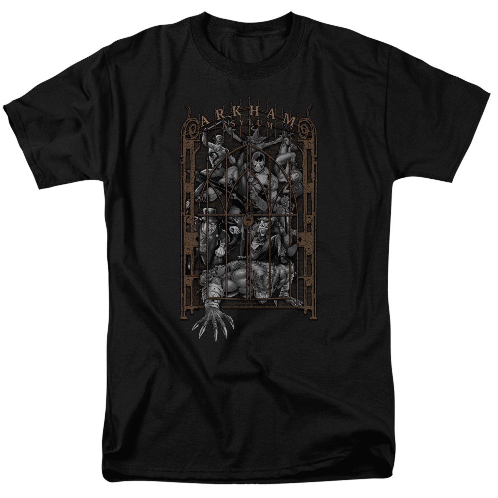 Batman Arkhams Gate Black Tshirt