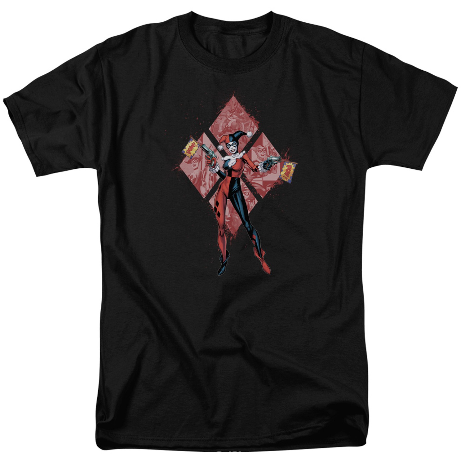 Harley Quinn Pow Pow Diamonds Tshirt