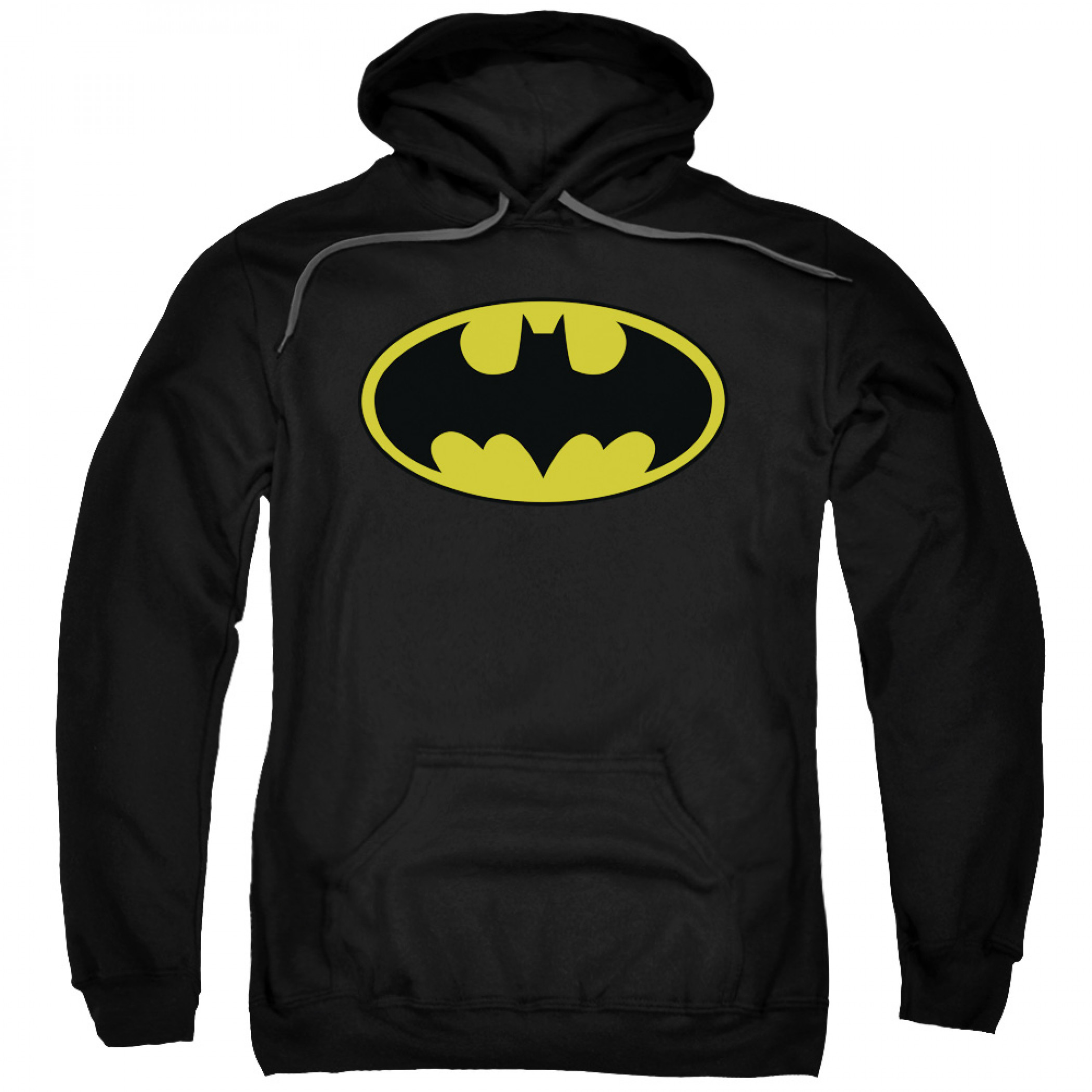 Batman Logo Men's Hoodie, Black