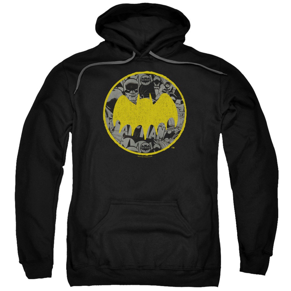 Batman Vintage Logo Collage Hoodie