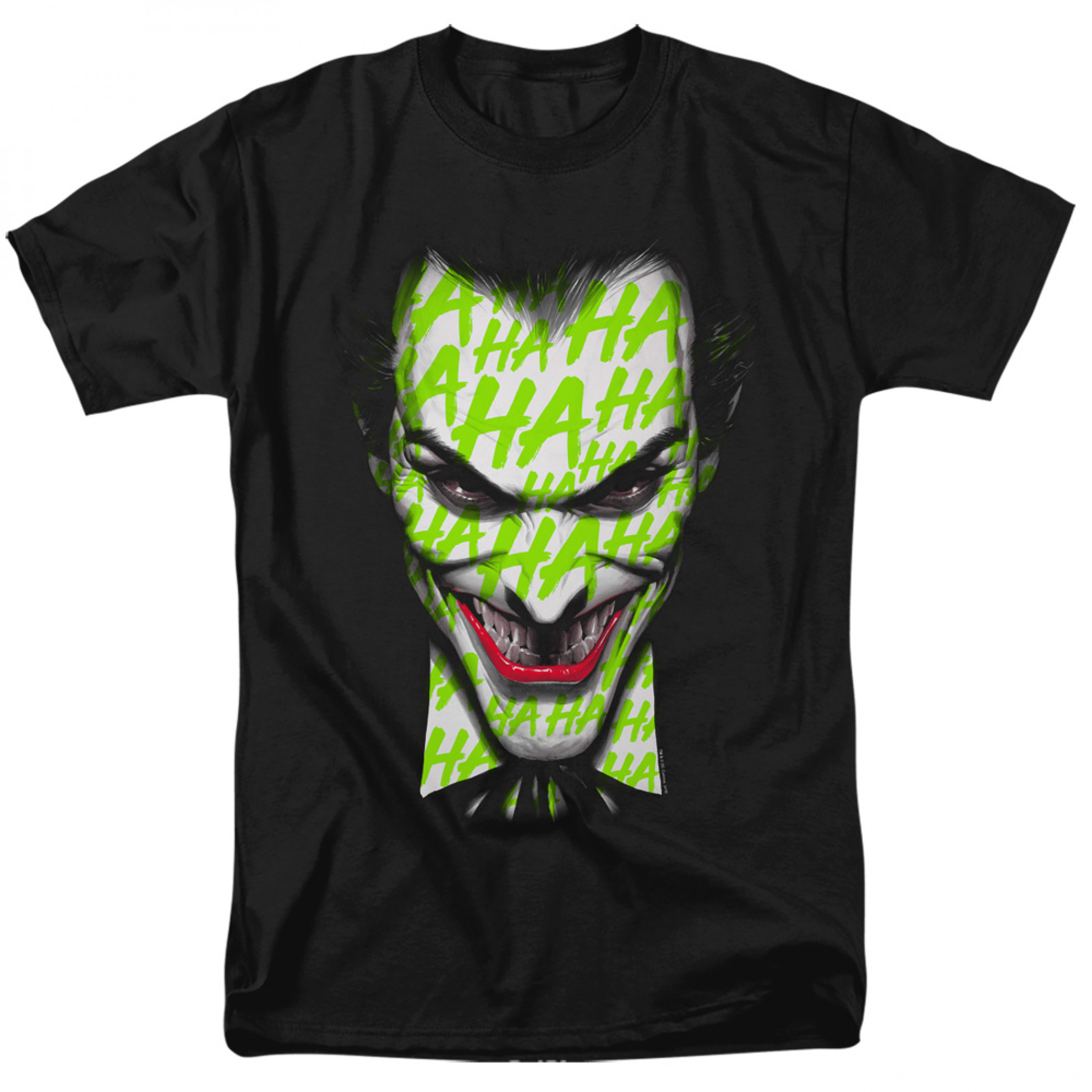 The Joker Laughing Grin T-Shirt, Black