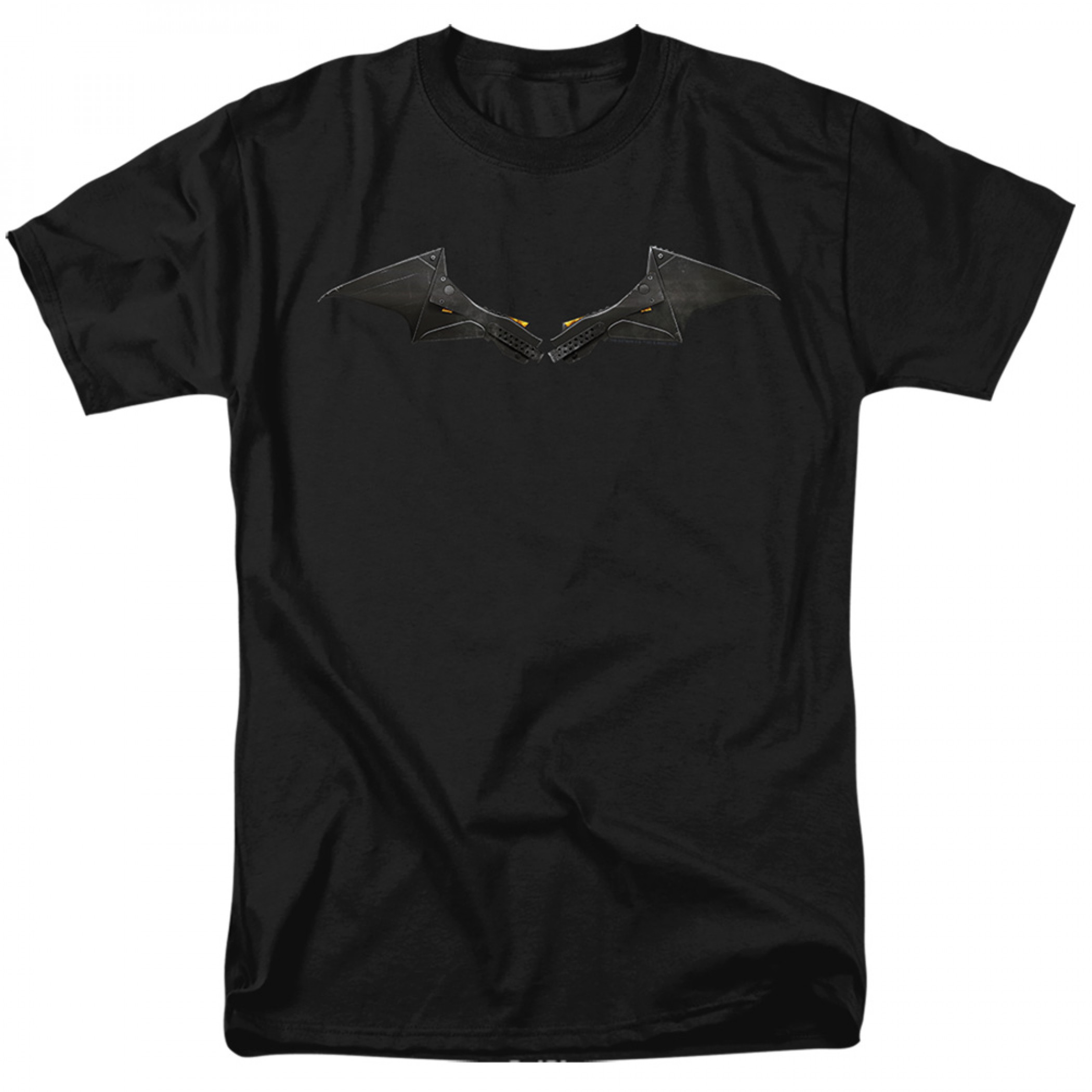Batman Robert Pattinson Chest Armor Logo T-Shirt, Black