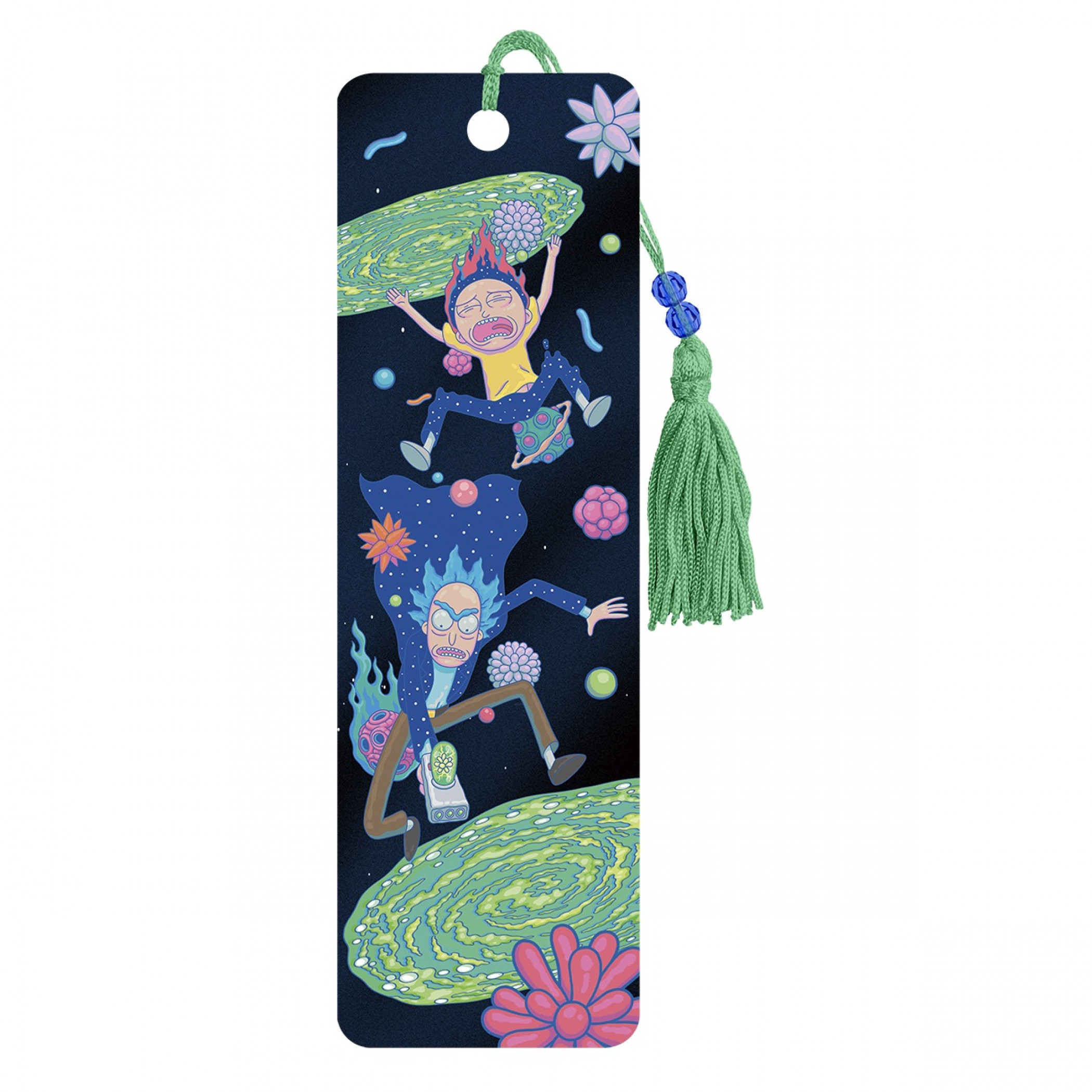 Rick and Morty Portals Bookmark, Blue