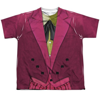 The Joker Classic Uniform Youth Costume Tee, Purple