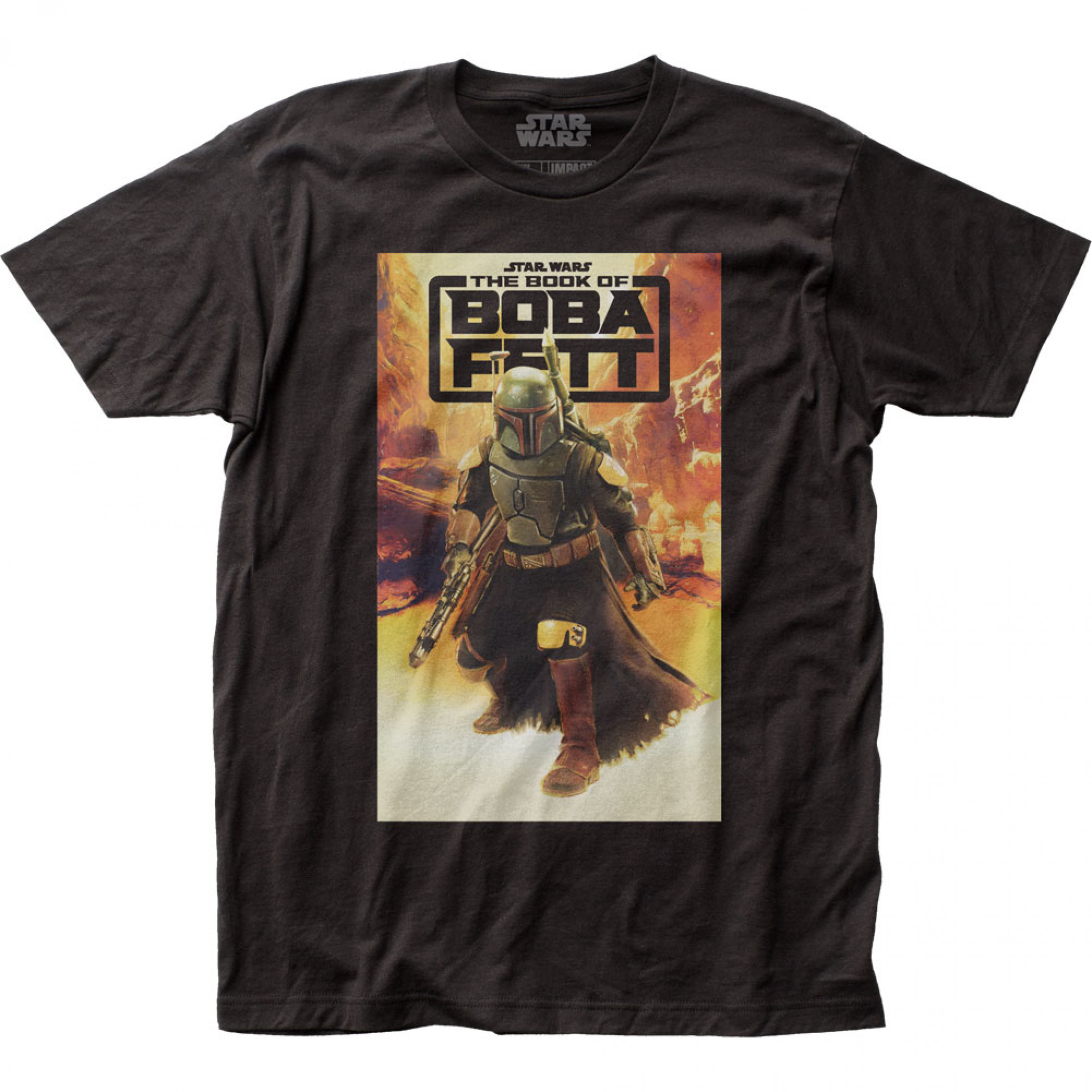 Star Wars The Book Of Boba Fett Classic Armor Painting T-Shirt, Black