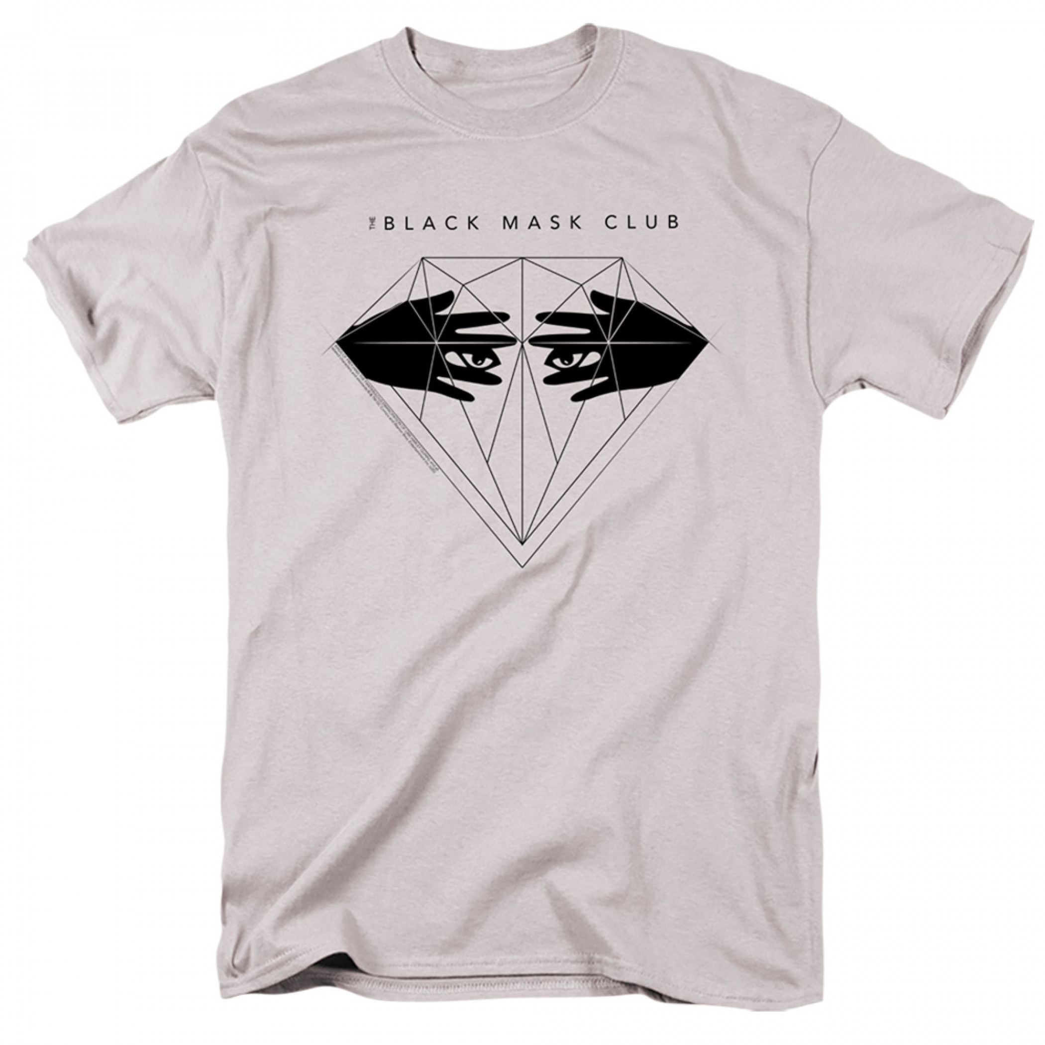 Birds of Prey Black Mask Club T-Shirt, Grey