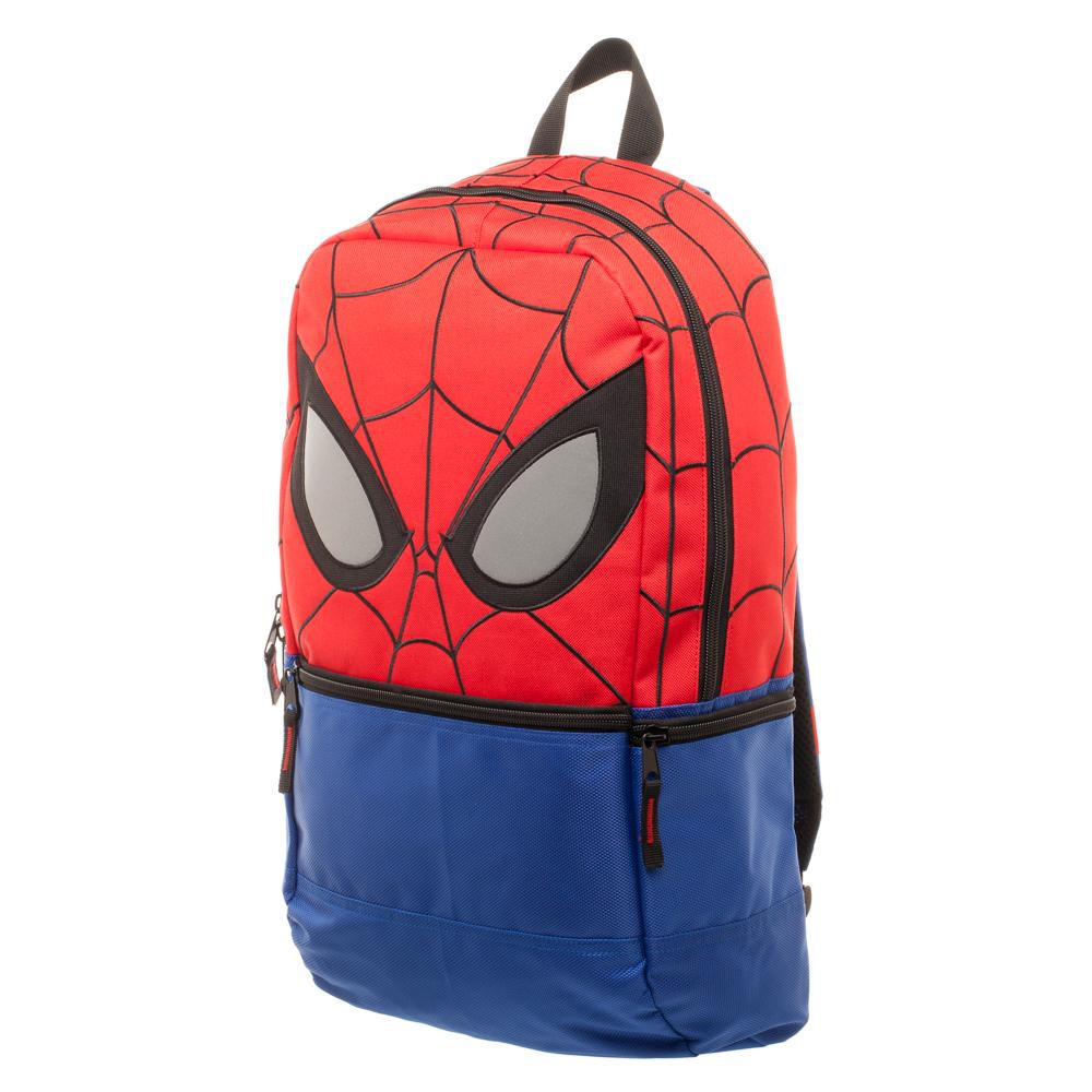 Spiderman Mask Backpack, Red