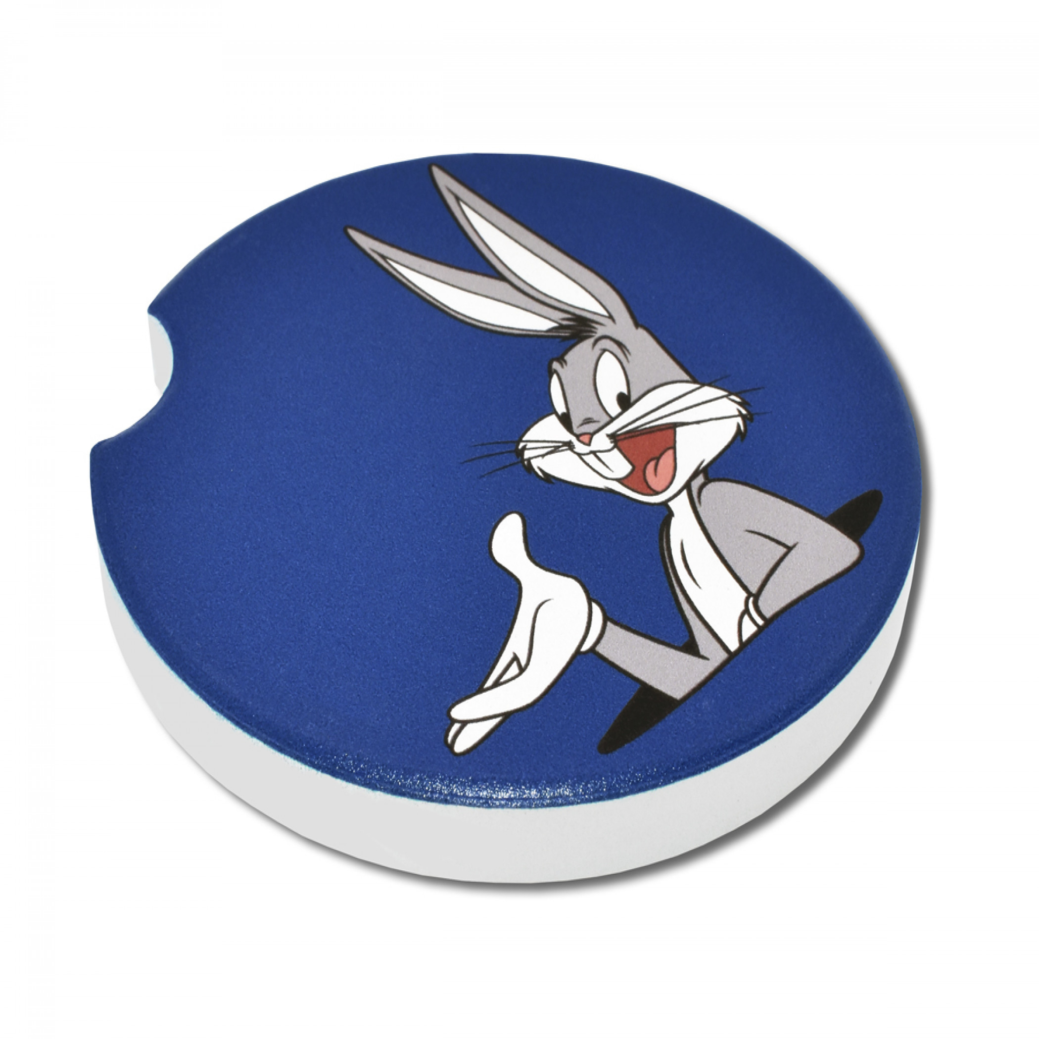 Looney Tunes Bugs Bunny Character Absorbent Car Coaster, Multi-Color