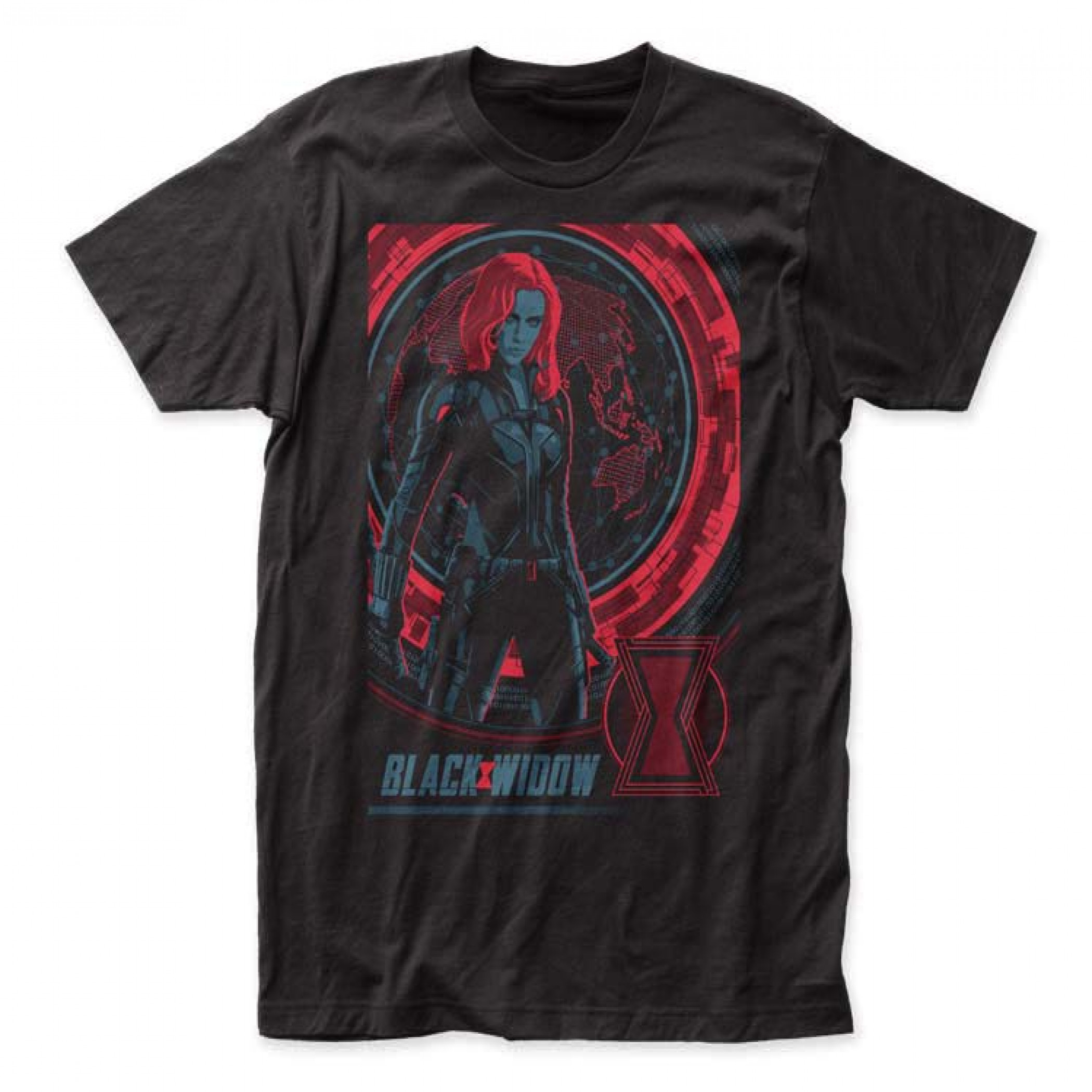Black Widow Movie Hero Stance T-Shirt, Black