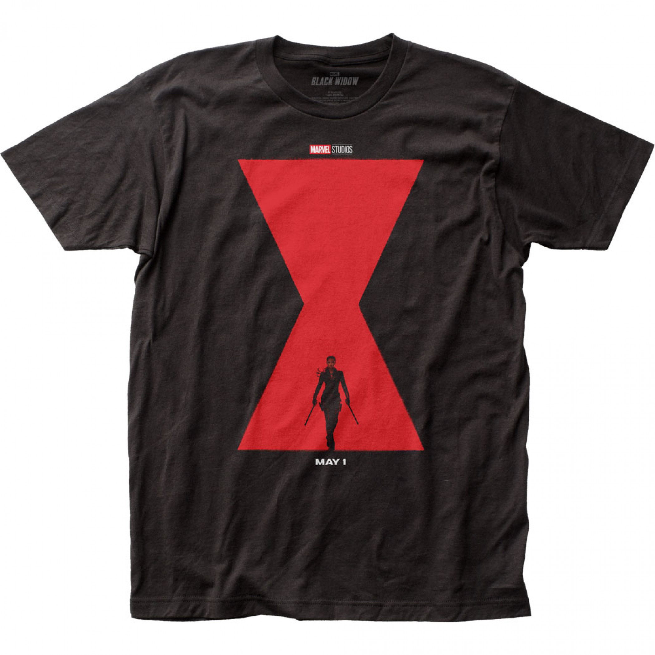 Marvel Black Widow Movie Widow Poster T-Shirt, Black