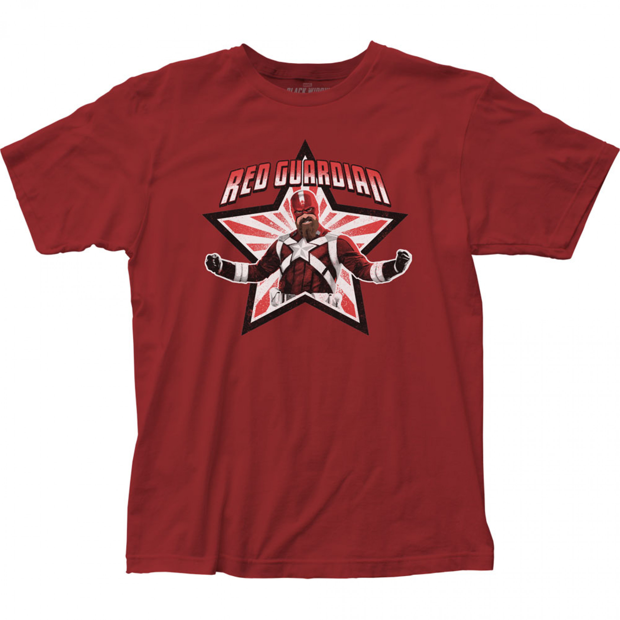 Marvel Black Widow Movie Red Guardian Star T-Shirt, Red