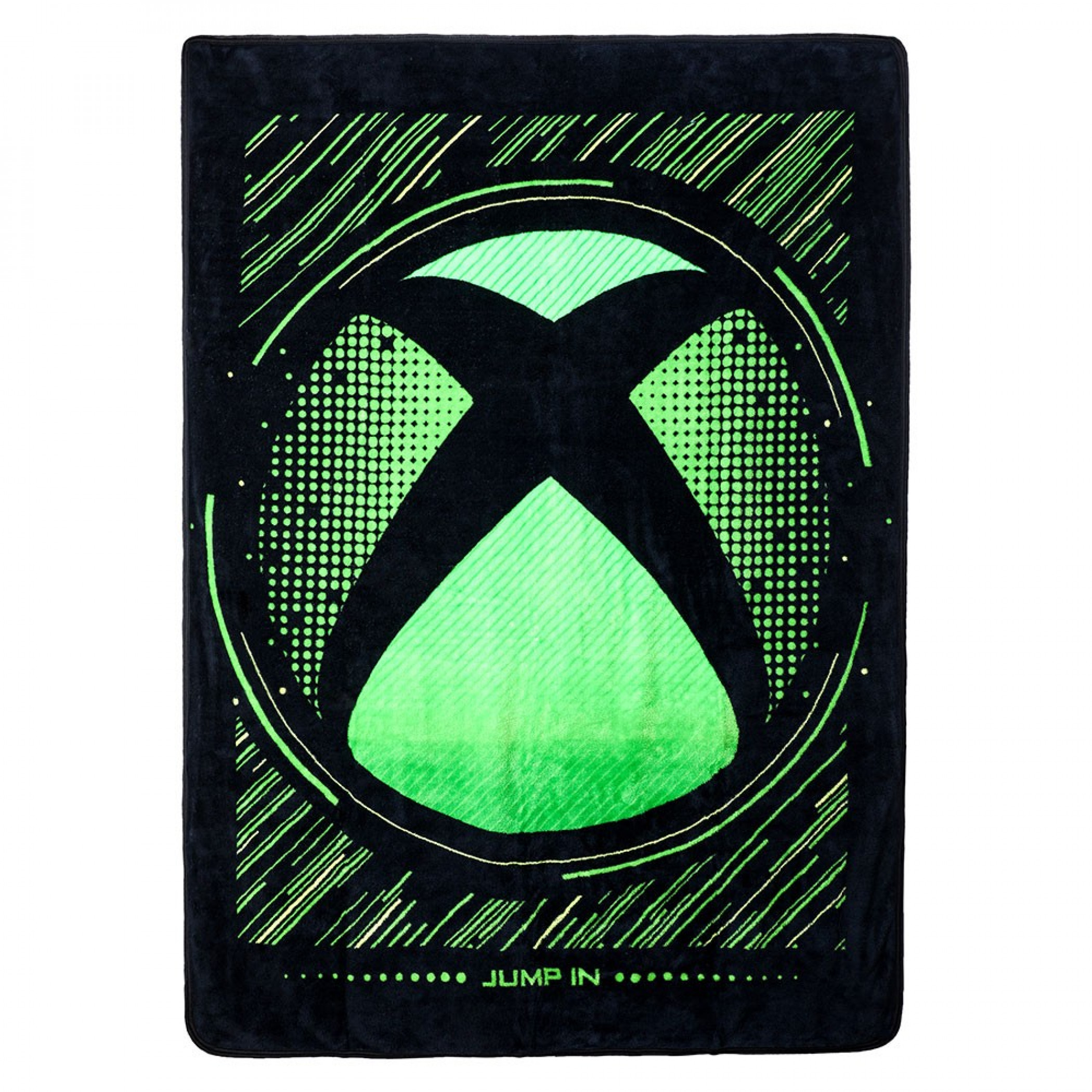 Xbox Logo Digital Fleece Throw Blanket, Multi-Color