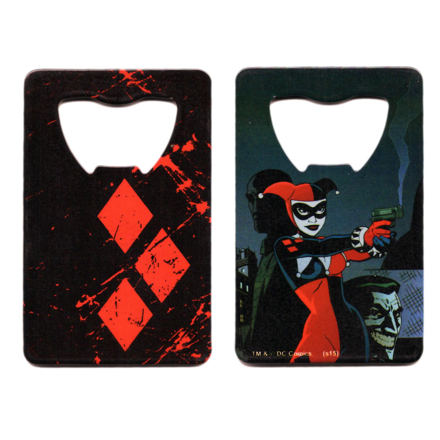 Harley Quinn Beer Bottle Credit Card Opener
