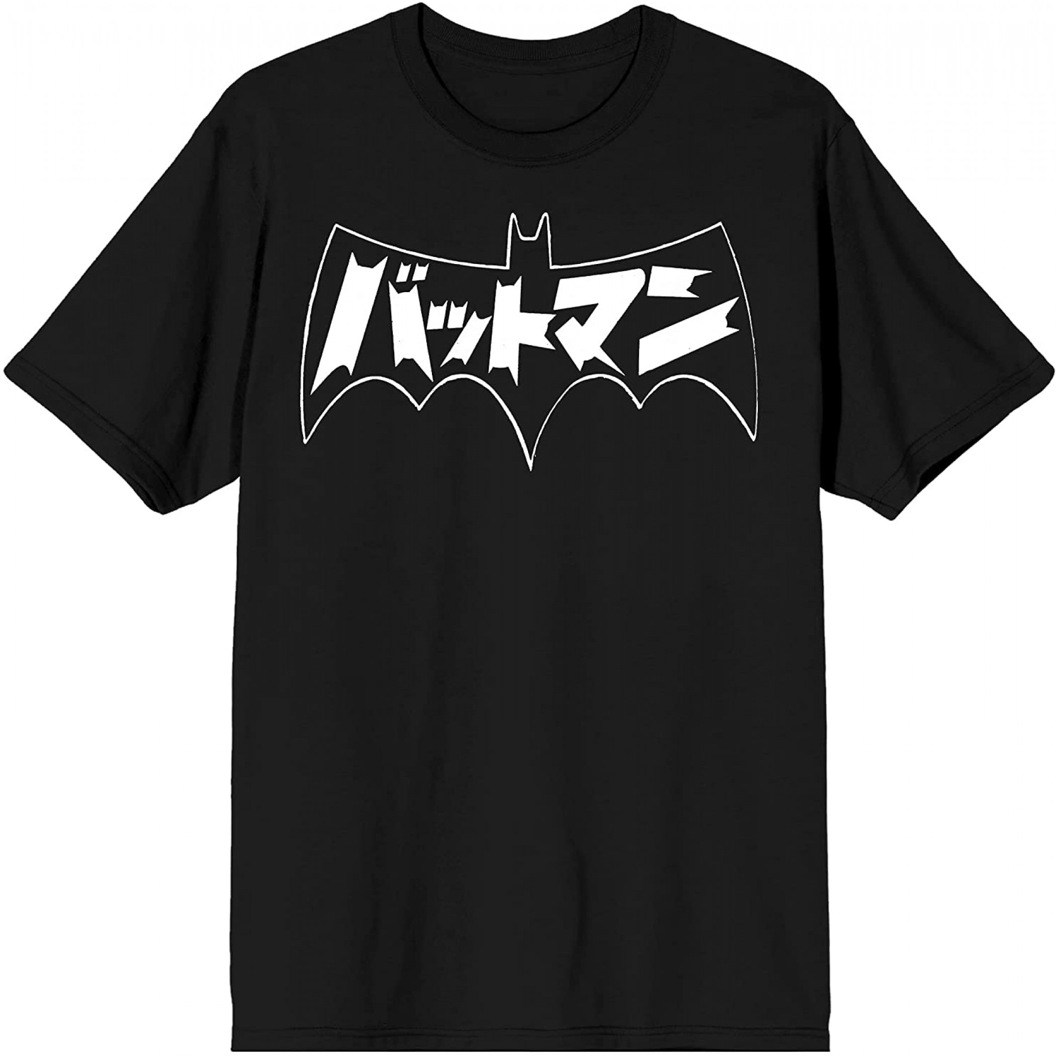 DC Comics Batman Classic Japanese Logo T-Shirt, Grey