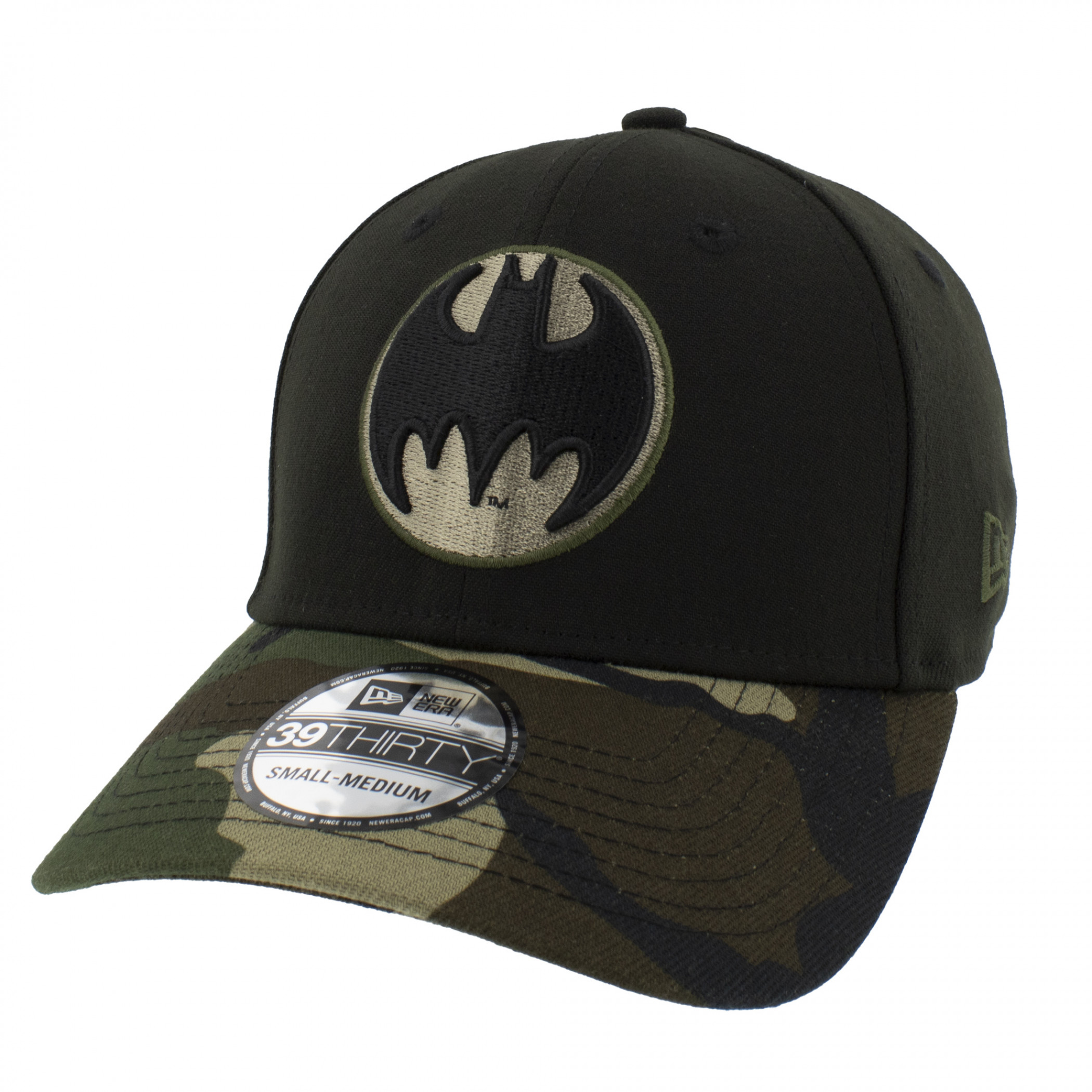 Batman Salute To Service New Era 39Thirty Hat, Green
