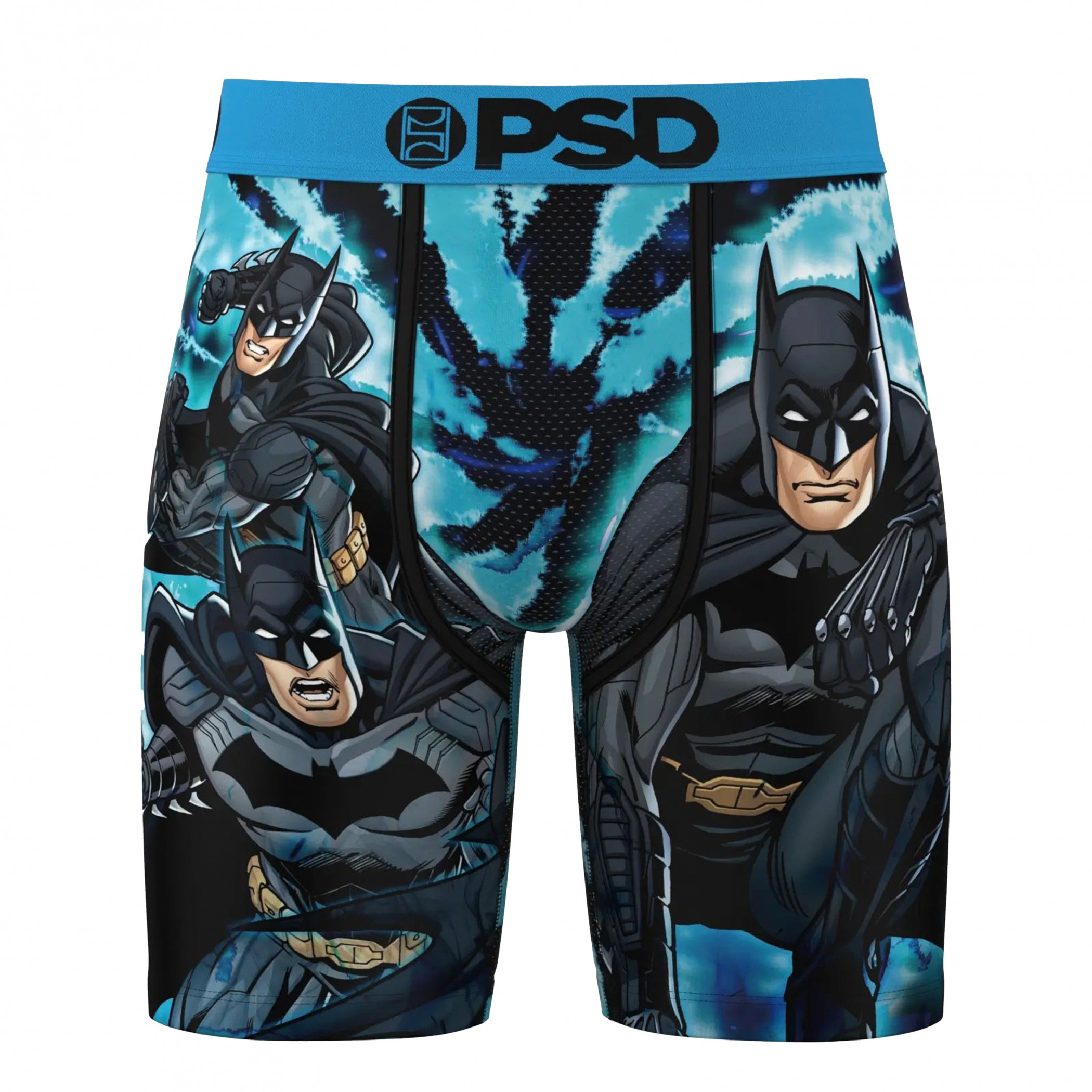 Batman Tie-Dye Action PSD Boxer Briefs, Blue