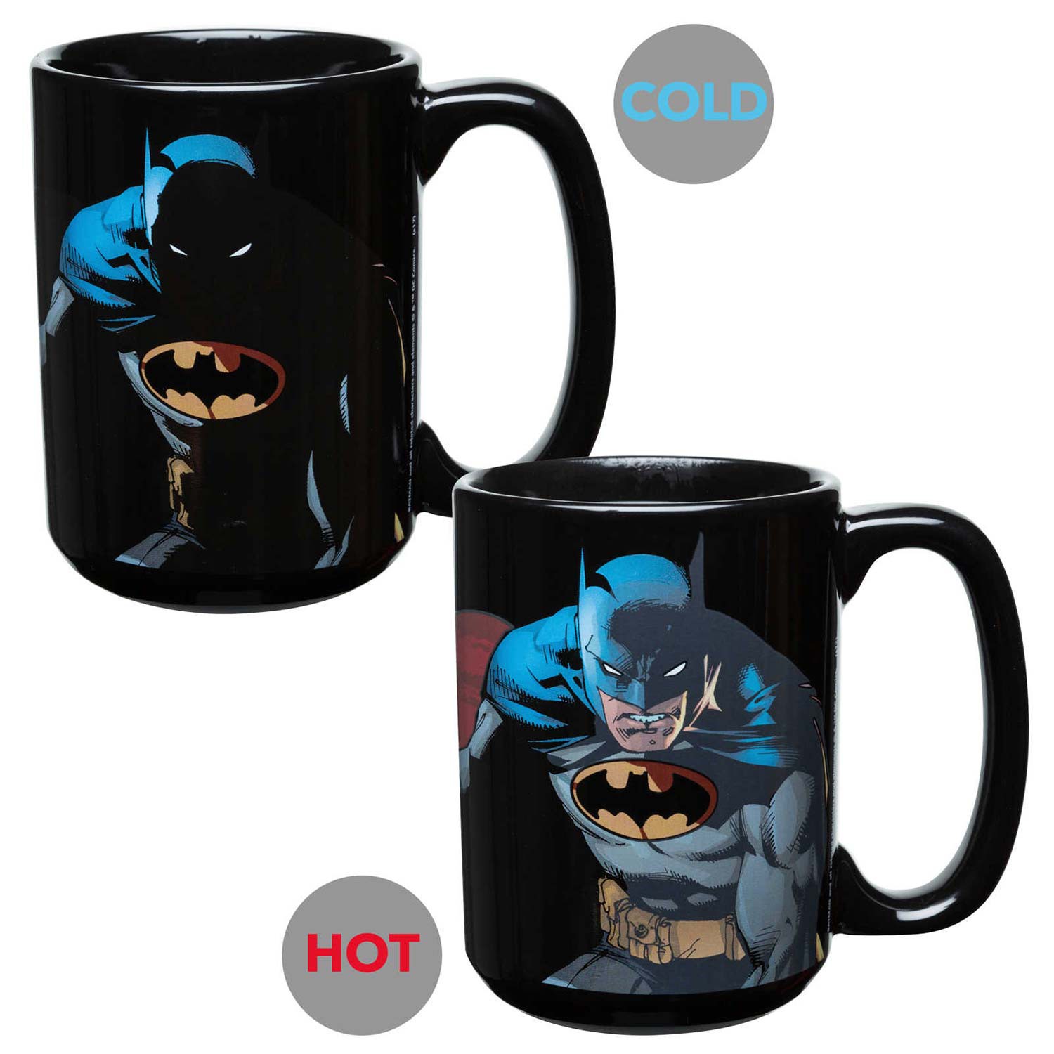 Batman Color Changing Coffee Mug, Black
